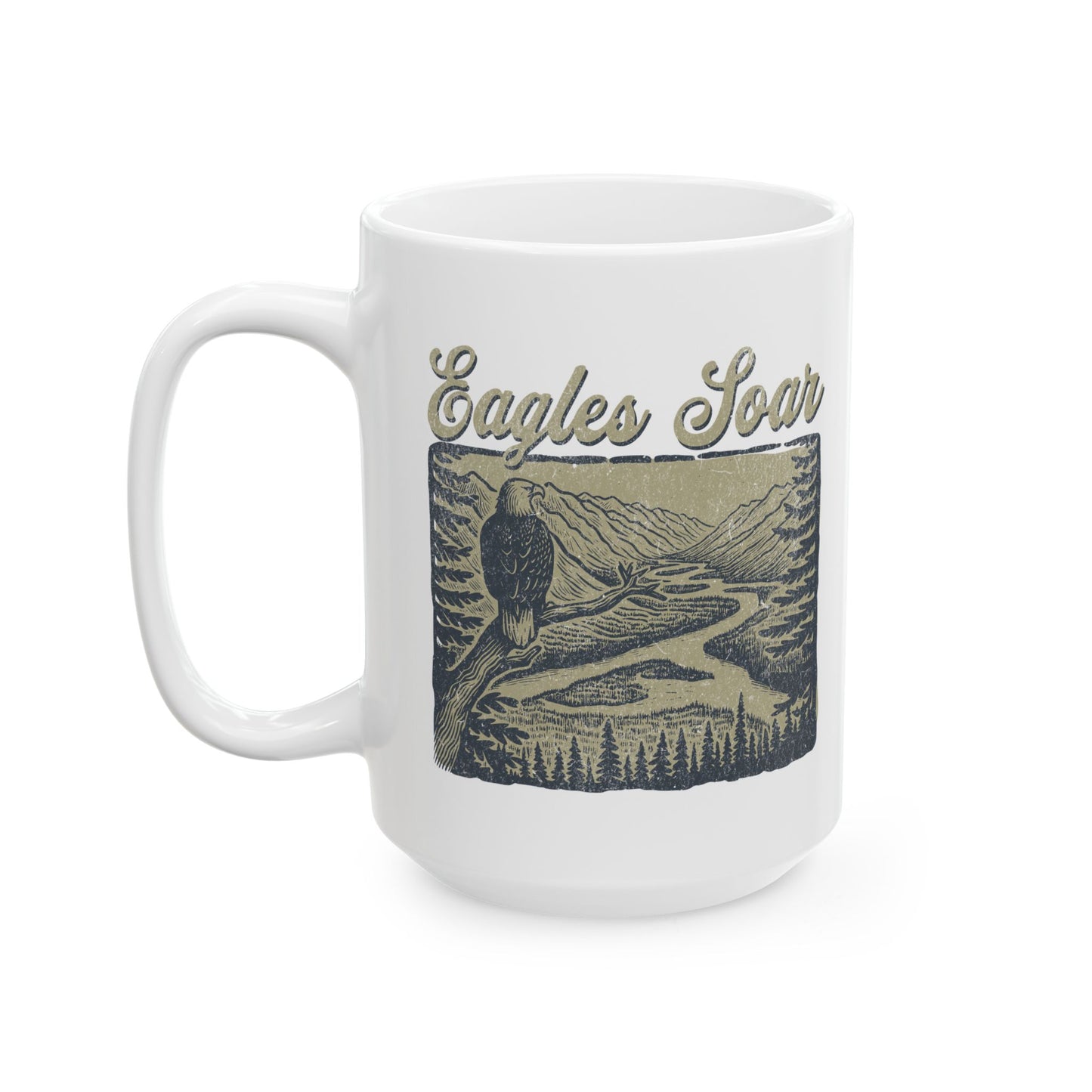 Eagles Soar Ceramic Mug - Perfect for Gifting and Celebrations
