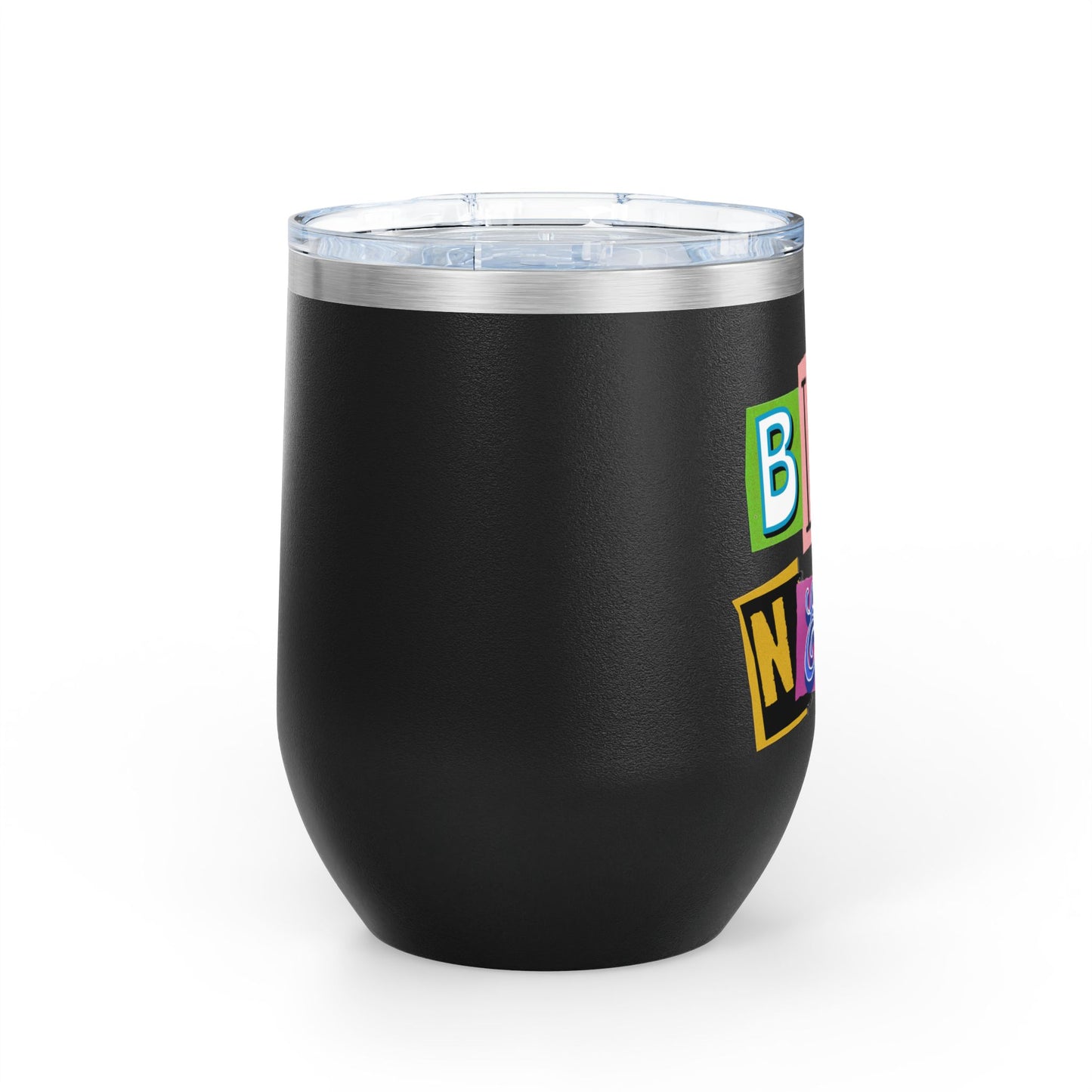 Bird Nerd Wine Tumbler - 12oz Insulated Stainless Steel Cup for Wine Lovers