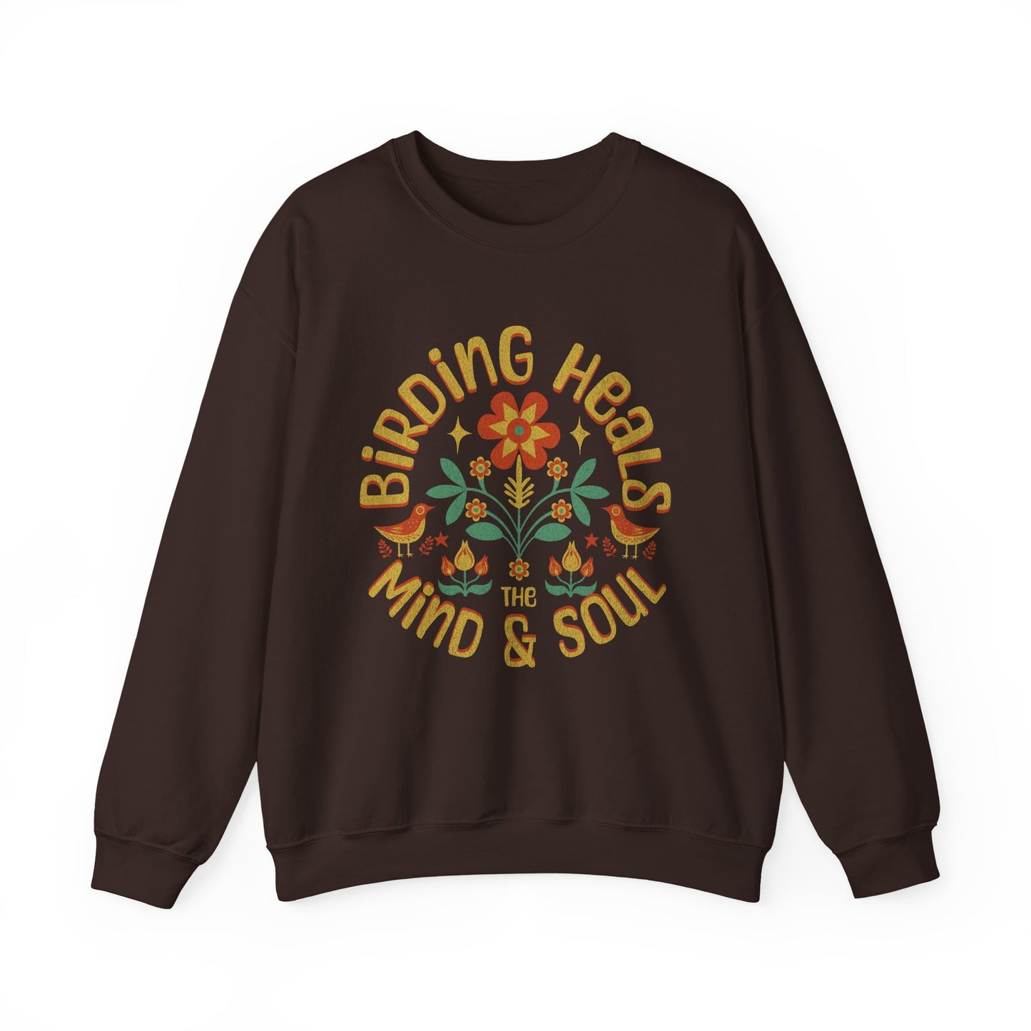 Birding Heals The Mind And Soul Sweatshirt - Unisex Heavy Blend Crewneck