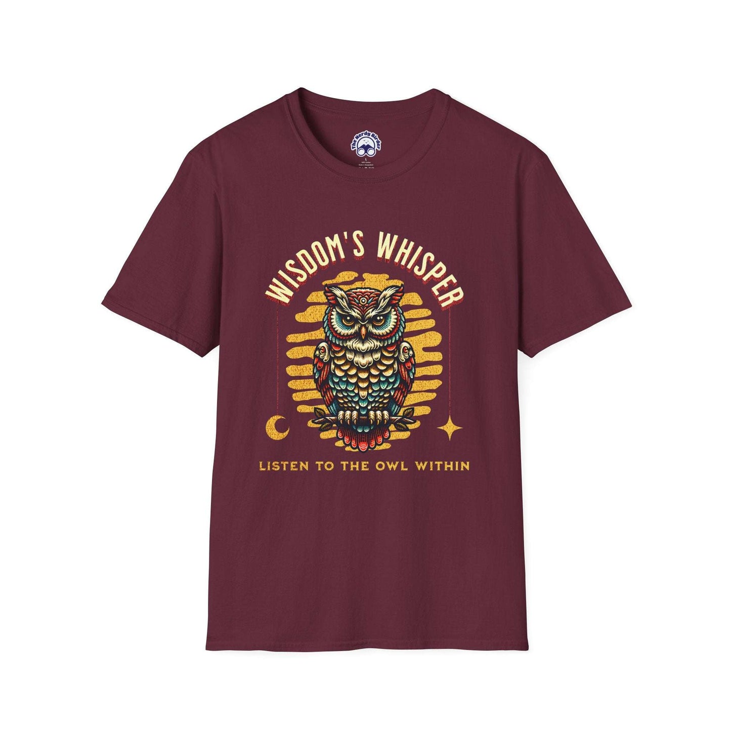 Wisdom's Whisper Unisex Softstyle T-Shirt - Nature Lover's Gift