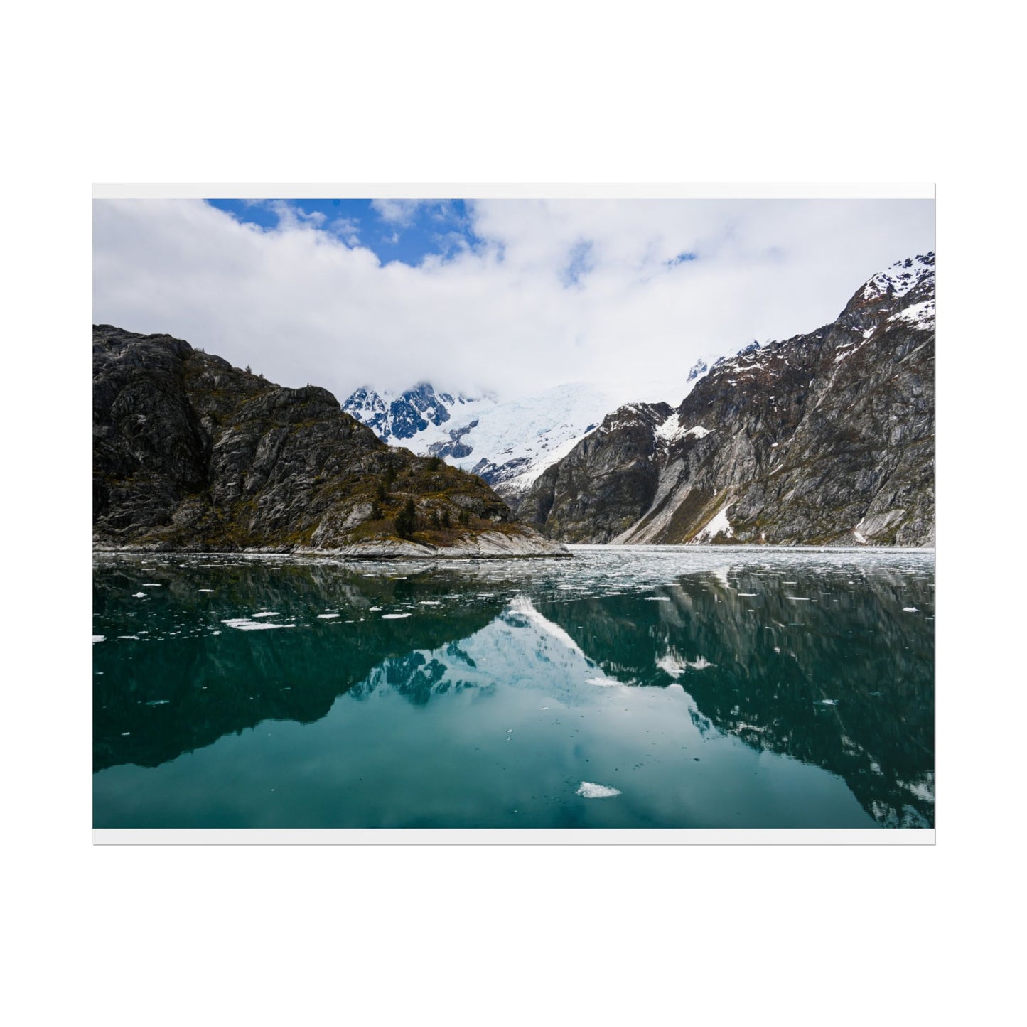 Scenic Mountain Reflection Rolled Poster | Tranquil Nature Wall Art