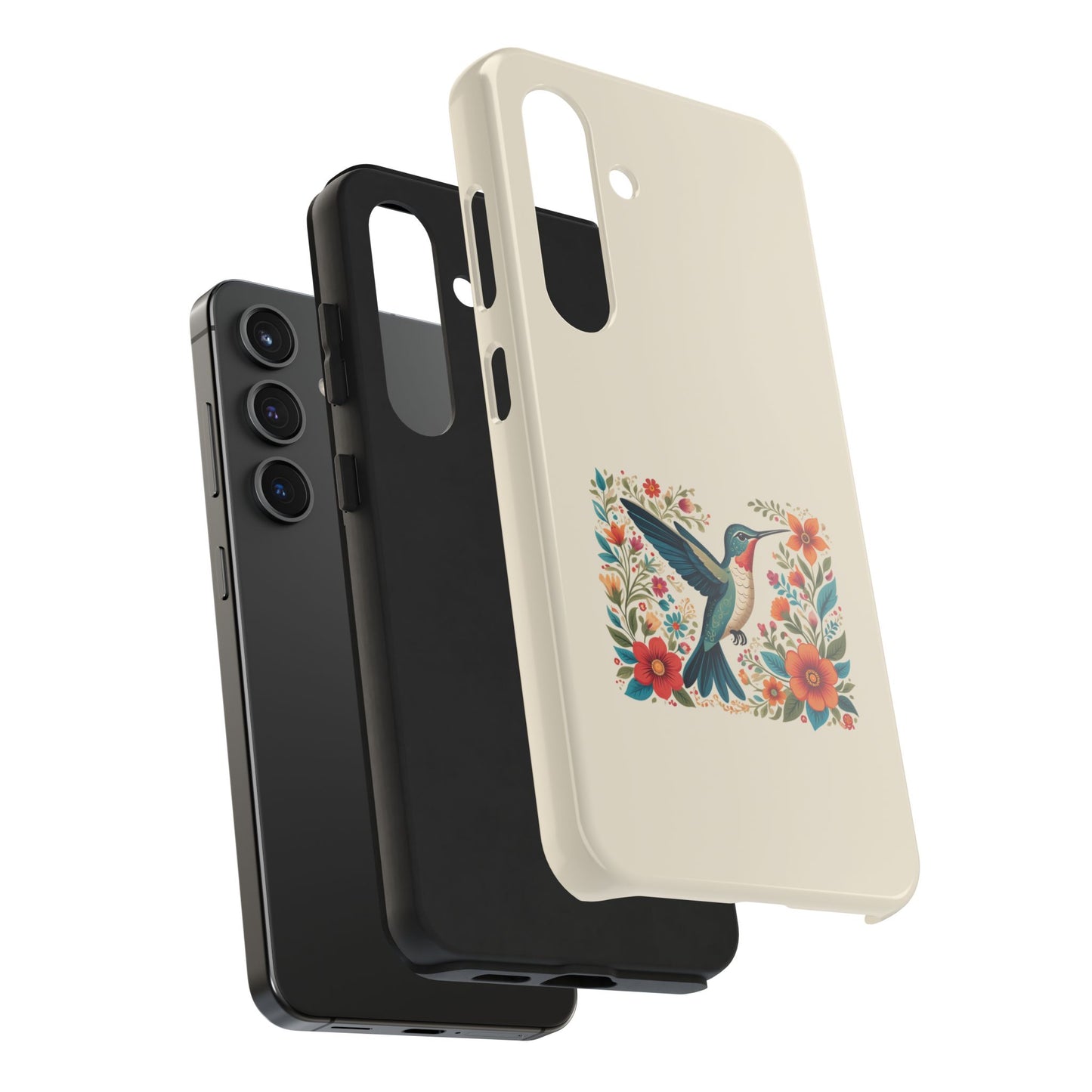 Hummingbird in Bloom Tough Phone Cases