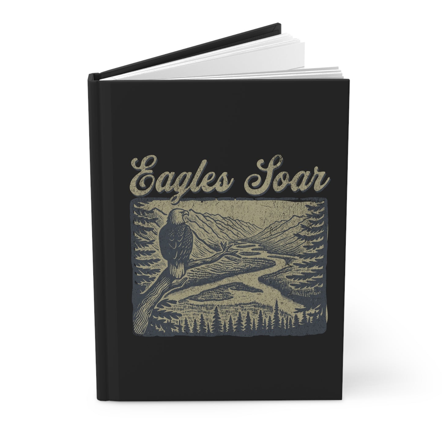Eagles Soar Hardcover Journal - Inspirational Nature Notebook for Writers and Dreamers