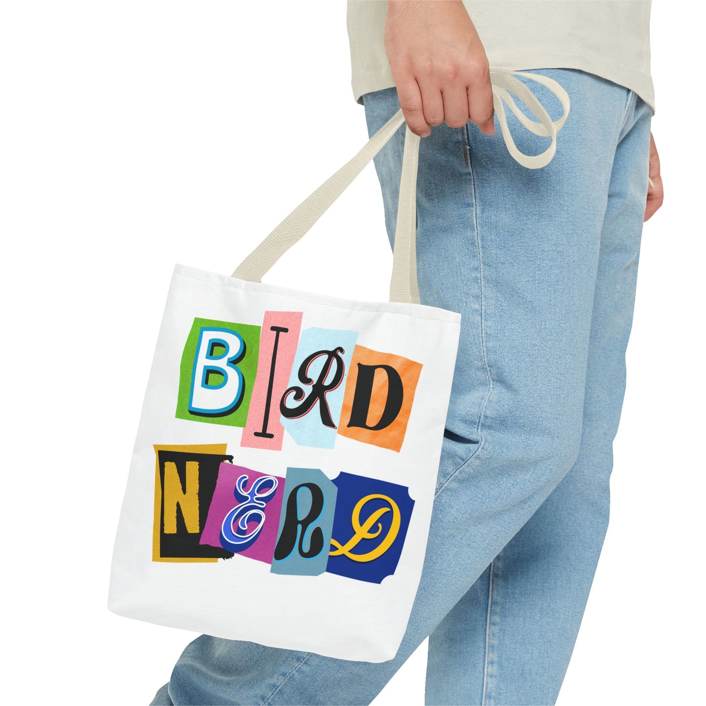 Colorful "Bird Nerd" Tote Bag - Perfect for Nature Lovers & Birdwatchers