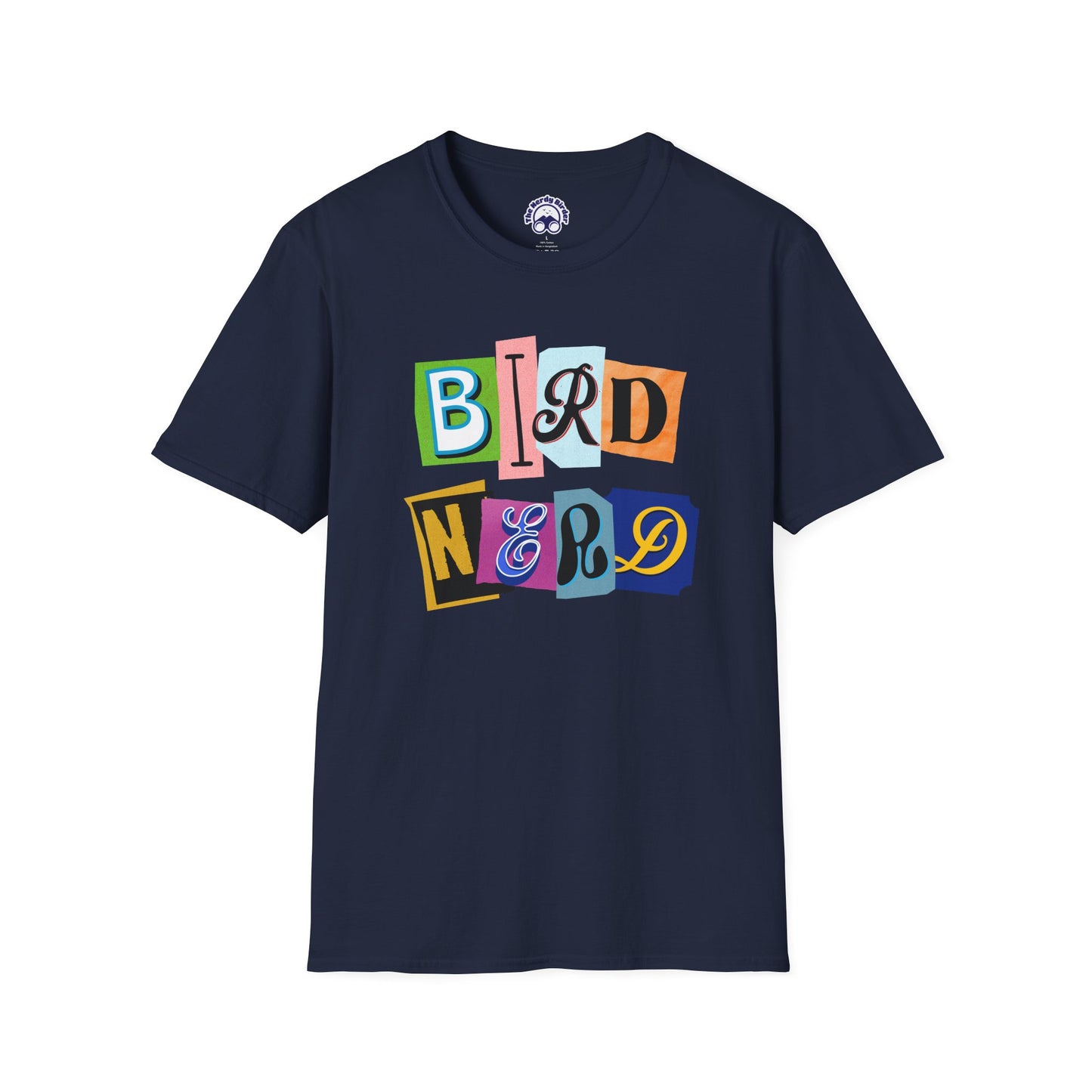 Bird Nerd Unisex Softstyle T-Shirt - Fun & Quirky Tee