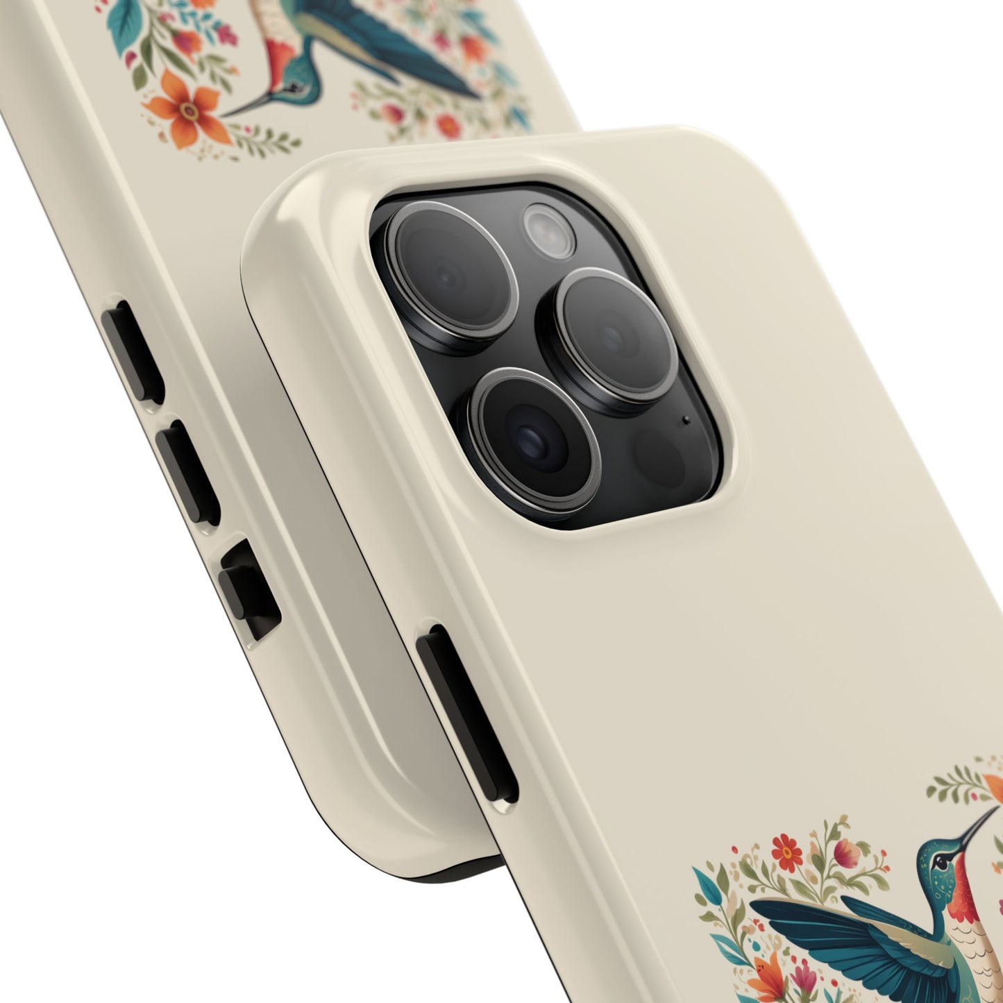 Hummingbird in Bloom Tough Phone Cases