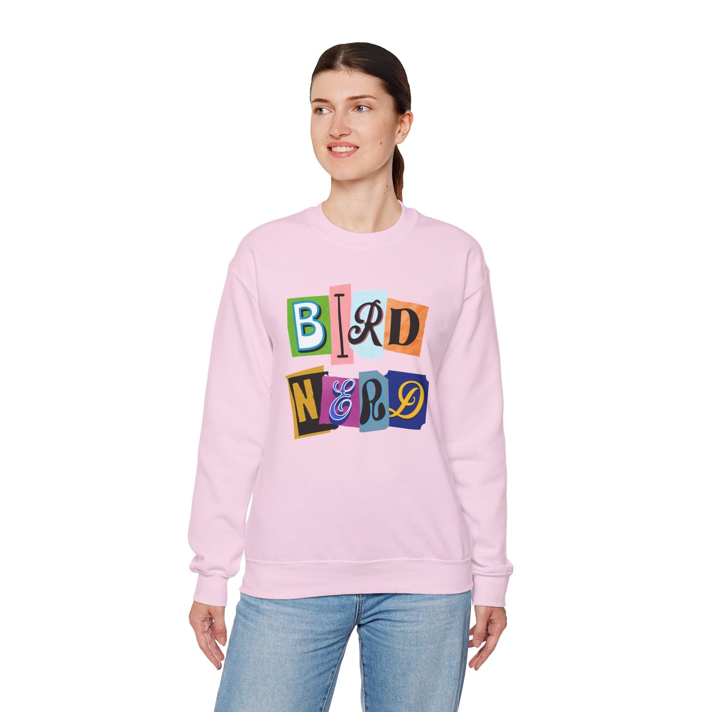 Bird Nerd Crewneck Sweatshirt - Fun Casual Wear for Bird Lovers
