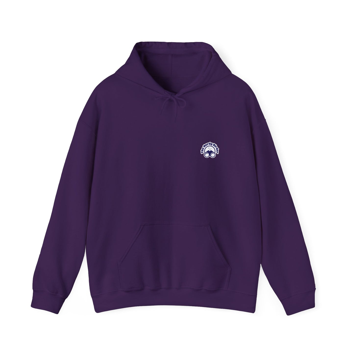 The Nerdy Birder - Easily Distracted by Birds Back Design Unisex Hoodie - Cozy Sweatshirt for Nature Lovers