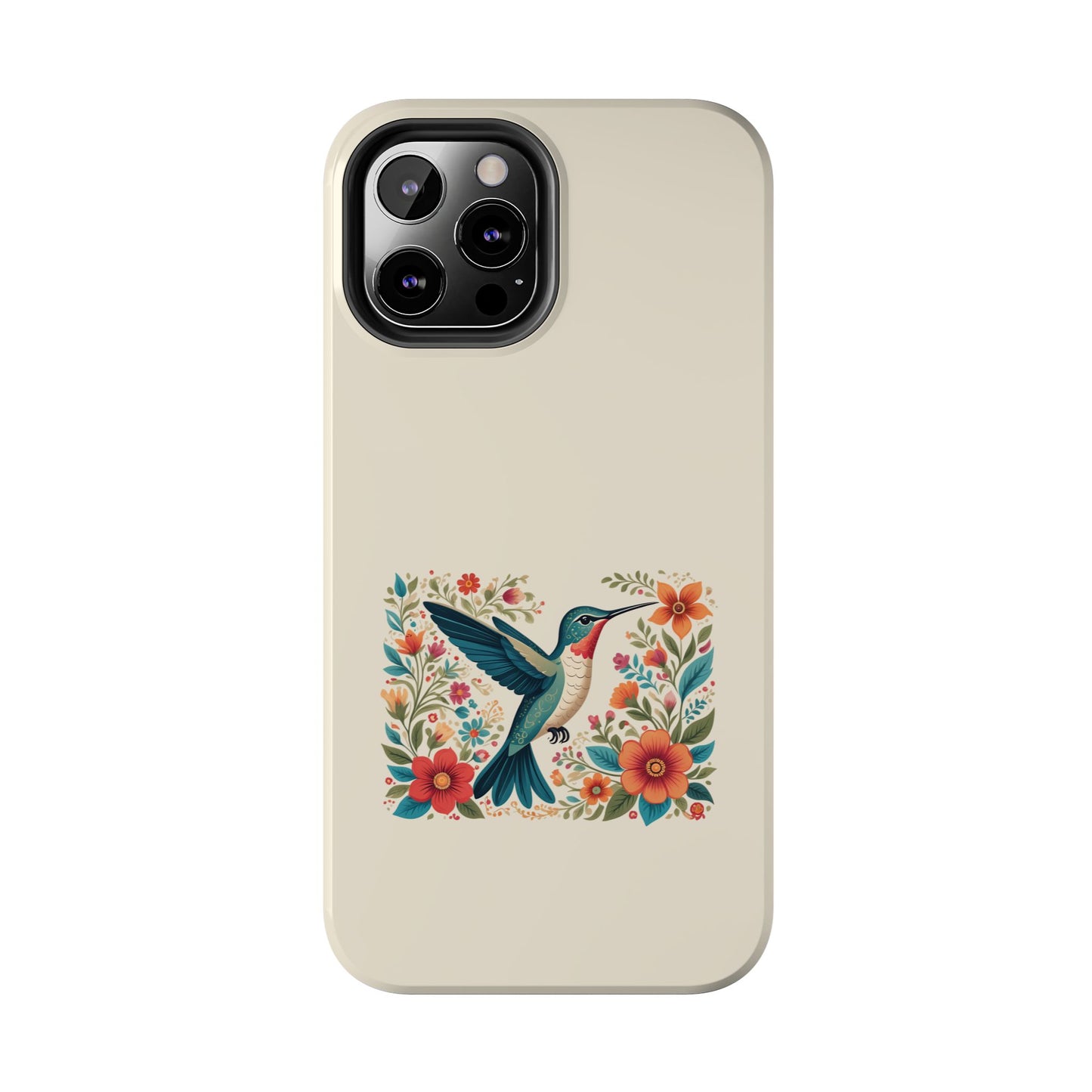 Hummingbird in Bloom Tough Phone Cases