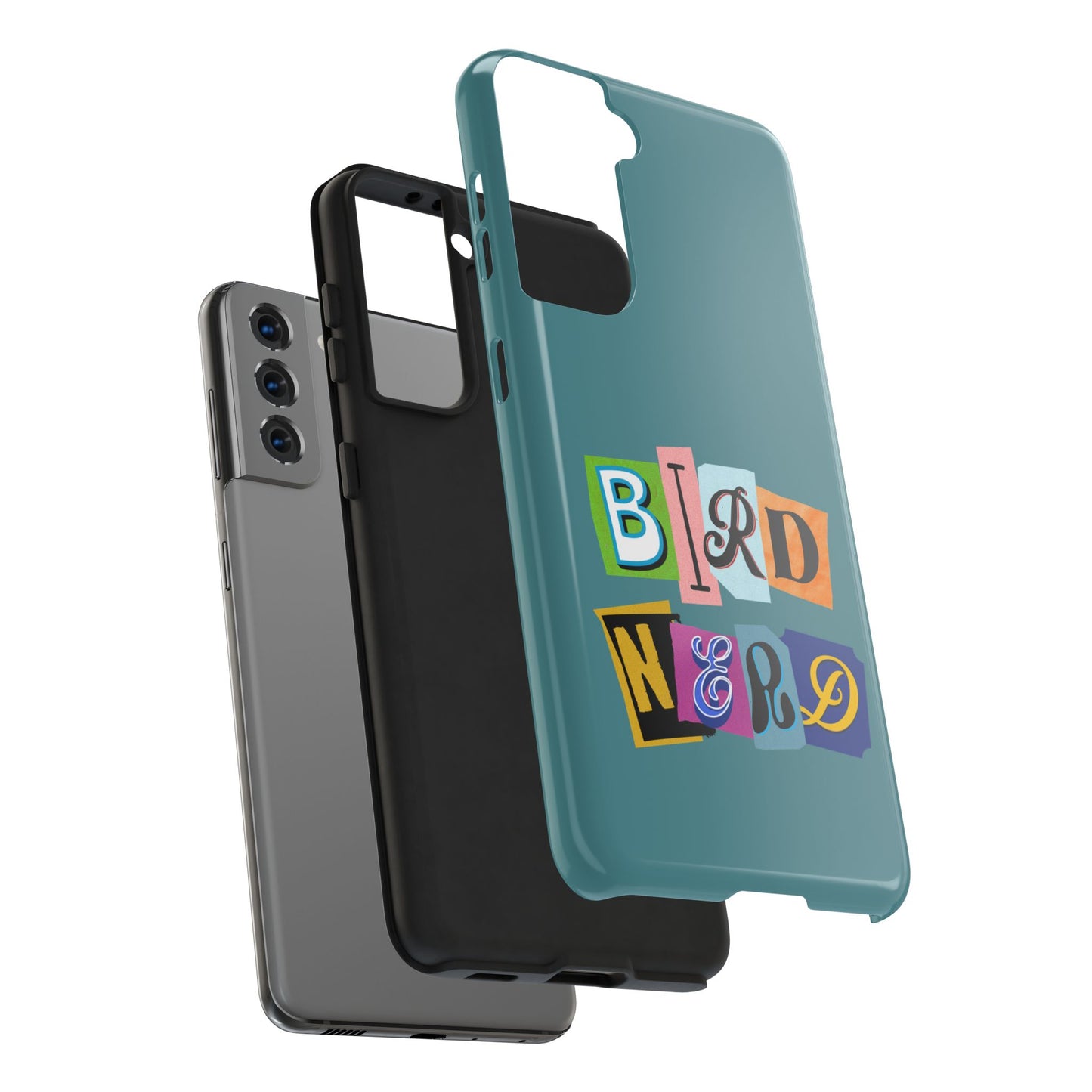 The Nerdy Birder - Bird Nerd Tough Phone Cover for Bird Lovers, Unique Gift for Wildlife Enthusiasts
