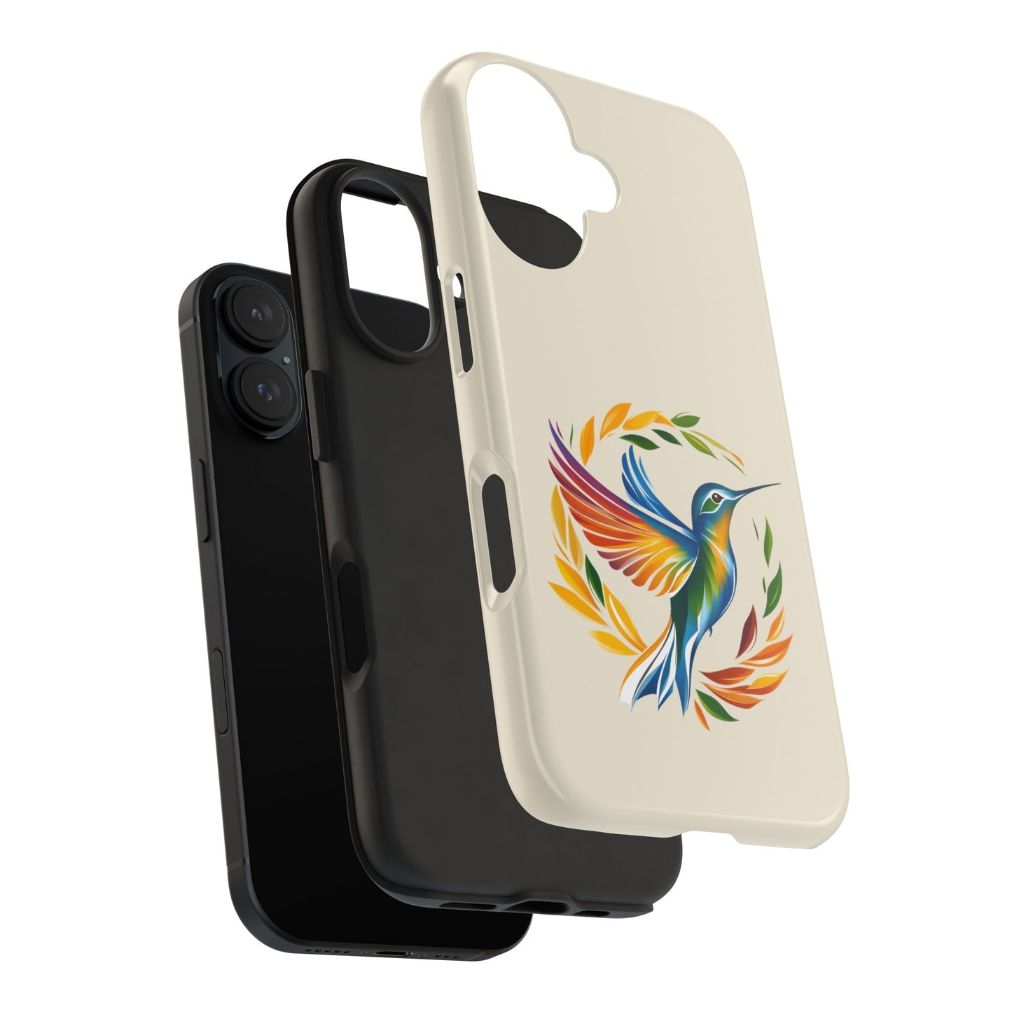 Hummingbird Rainbow Tough Phone Cases