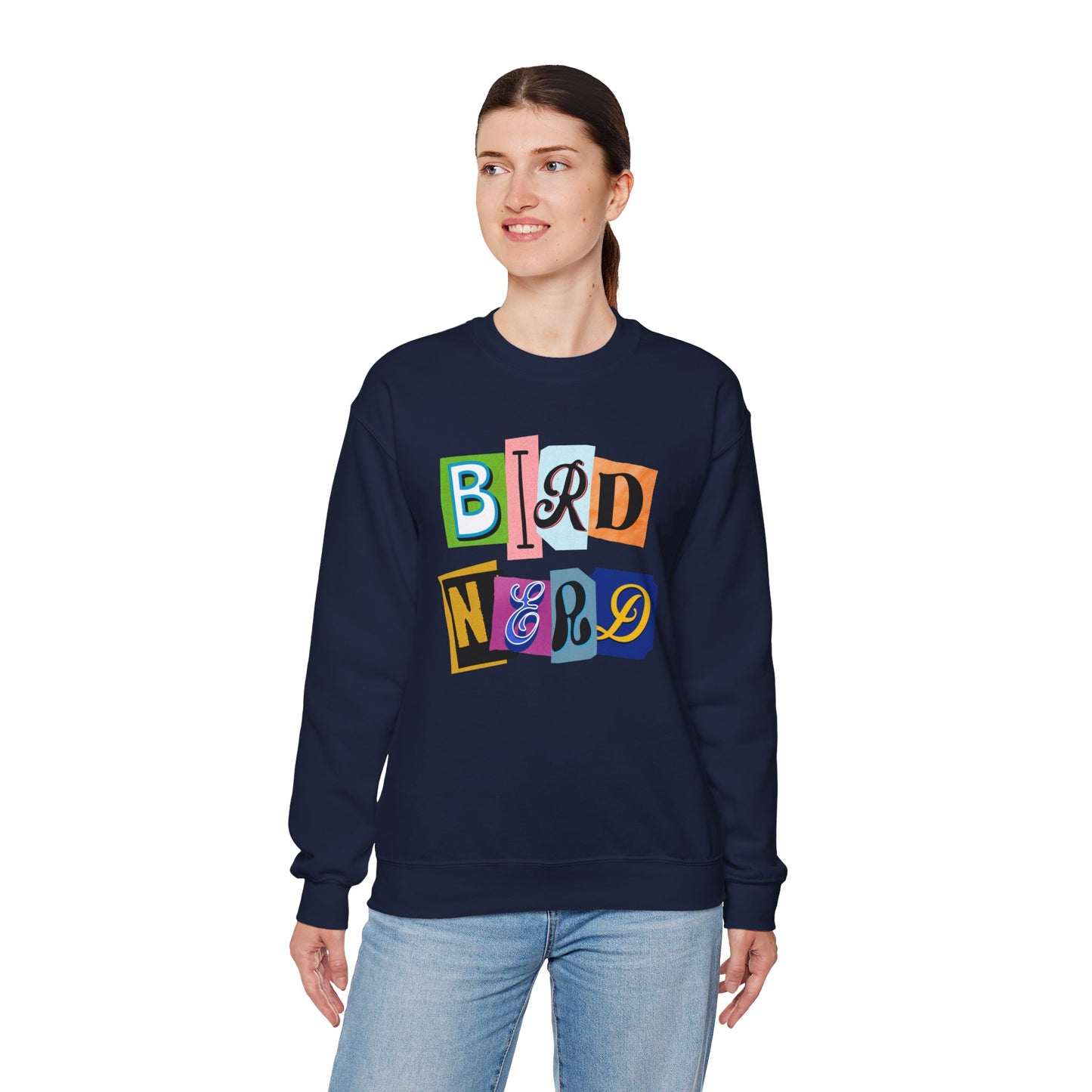 Bird Nerd Crewneck Sweatshirt - Fun Casual Wear for Bird Lovers