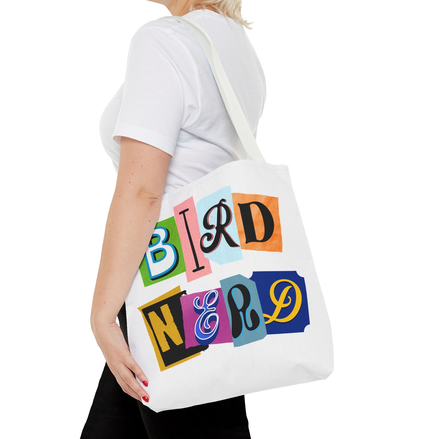Colorful "Bird Nerd" Tote Bag - Perfect for Nature Lovers & Birdwatchers