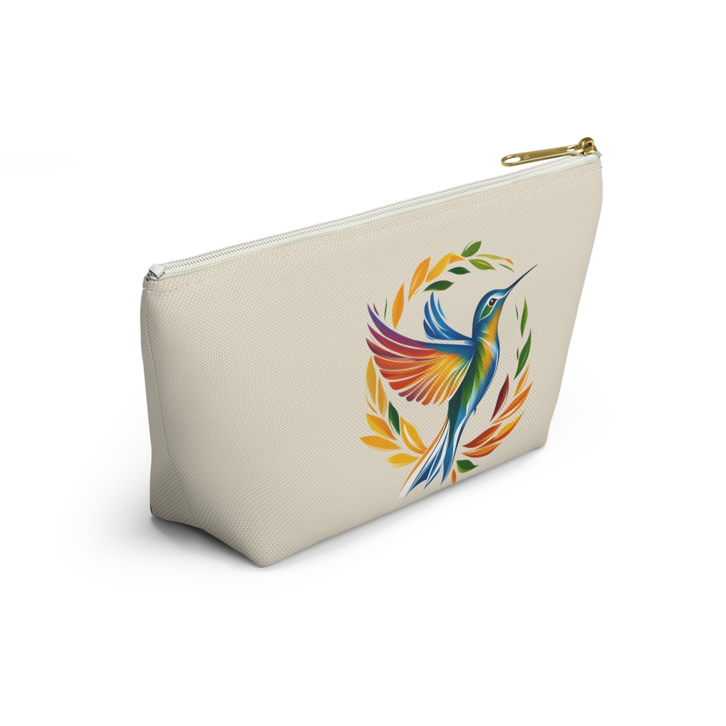 Hummingbird Rainbow Accessory Pouch Natural