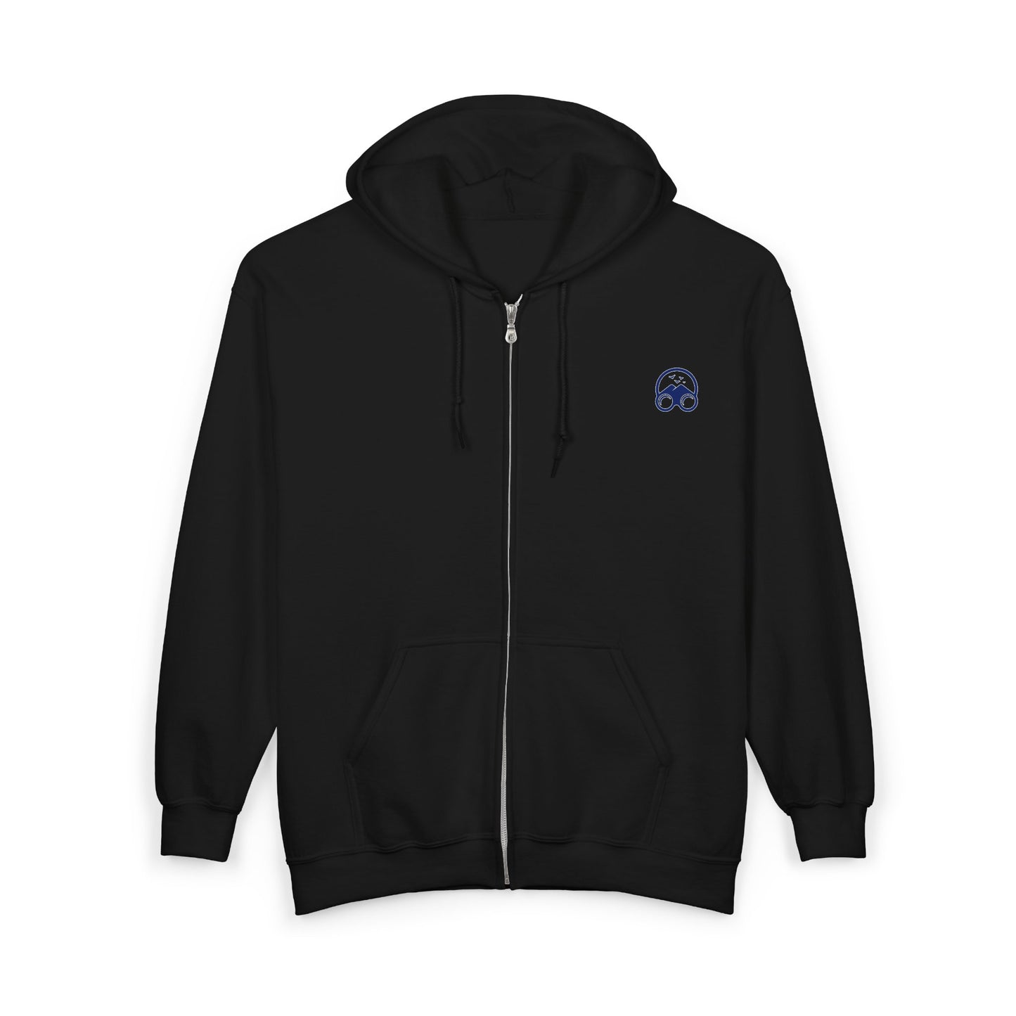 Nerdy Birder College Zip-Up Hoodie