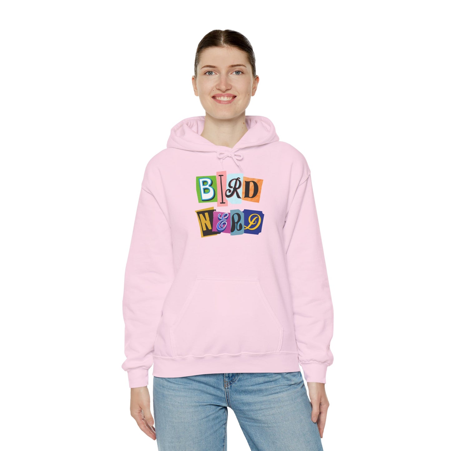 Bird Nerd Unisex Hooded Sweatshirt - Cozy Gift for Birdwatchers, Nature Lovers, Casual Style, Eco-Friendly, Every Day Wear