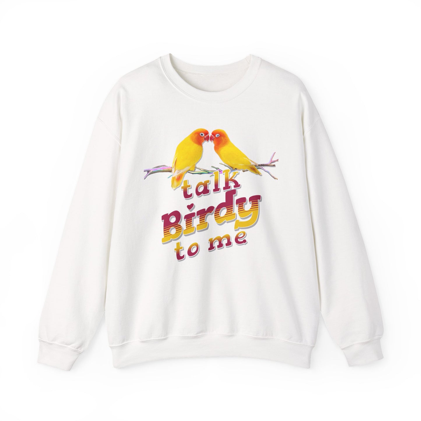 Talk Birdy to Me Unisex Heavy Blend Crewneck Sweatshirt