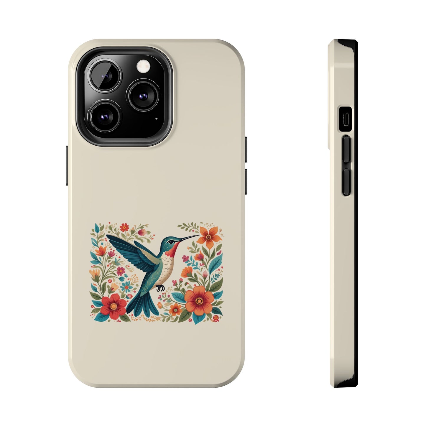 Hummingbird in Bloom Tough Phone Cases