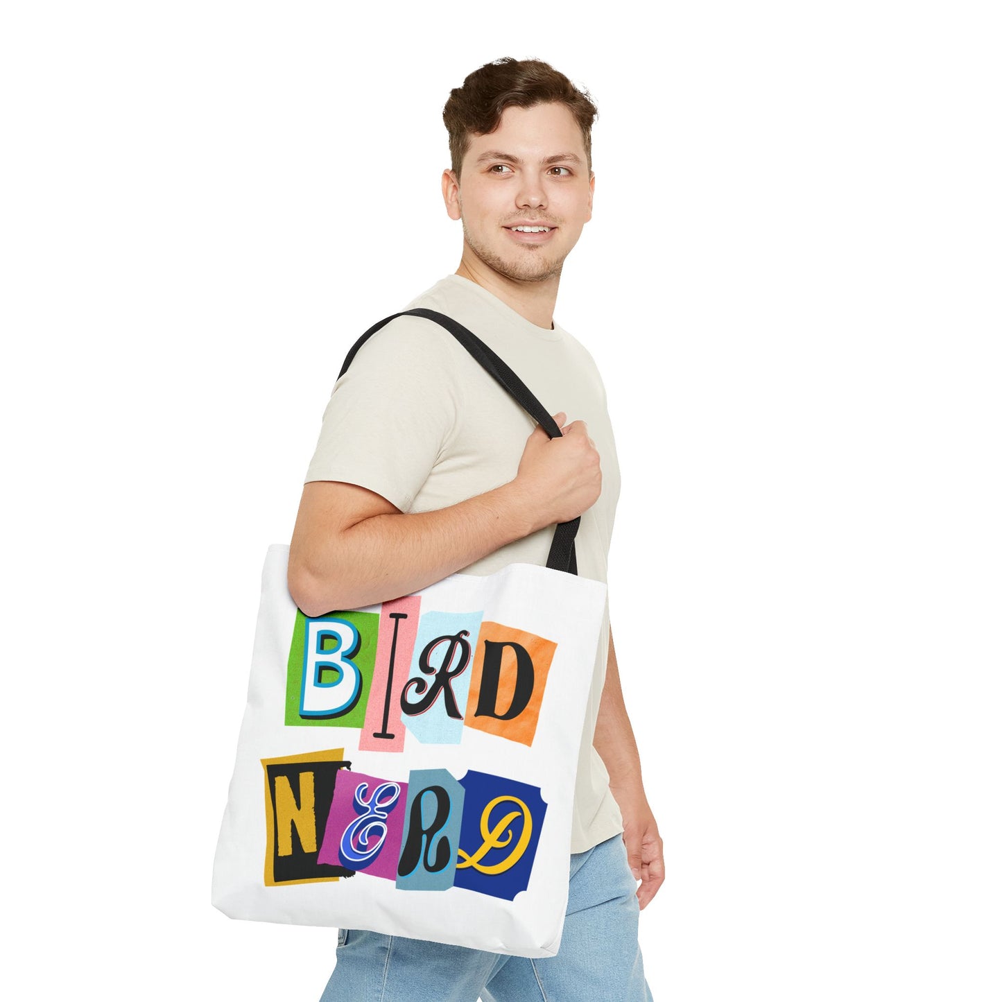 Colorful "Bird Nerd" Tote Bag - Perfect for Nature Lovers & Birdwatchers