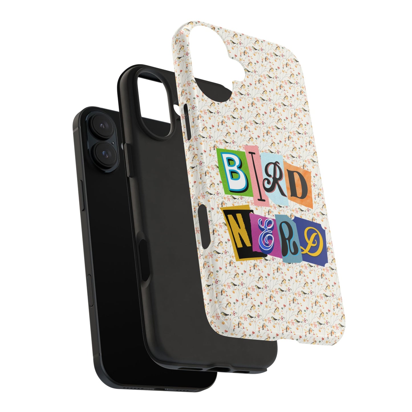 Bird Nerd Tough Phone Case - Fun & Colorful Design for Bird Lovers
