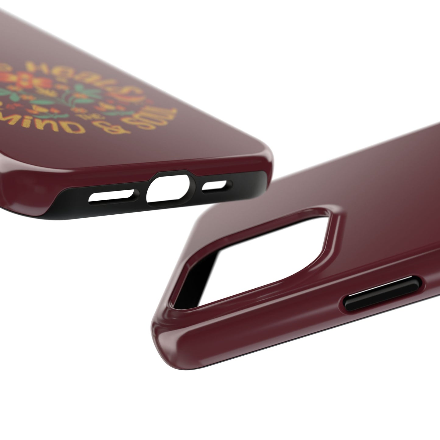 The Nerdy Birder - Birding Heals the Mind & Soul Design, Tough Secure Phone Covers for Bird Lovers, Artistic Gifts for Nature Enthusiasts