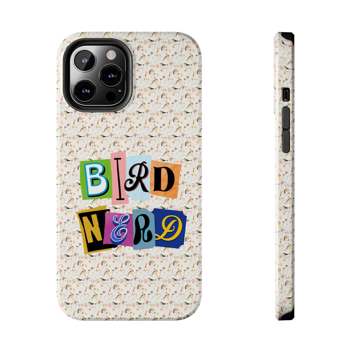 Bird Nerd Tough Phone Case - Fun & Colorful Design for Bird Lovers
