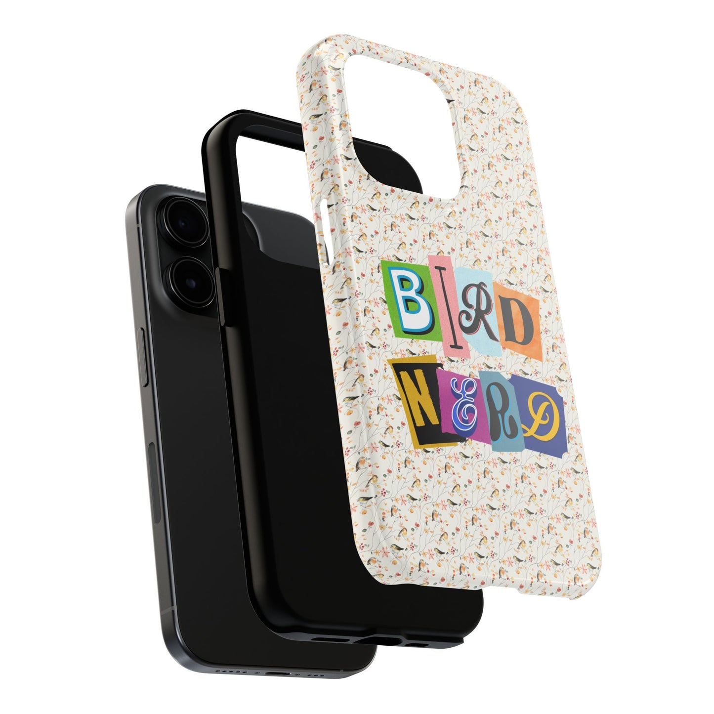 Bird Nerd Tough Phone Case - Fun & Colorful Design for Bird Lovers