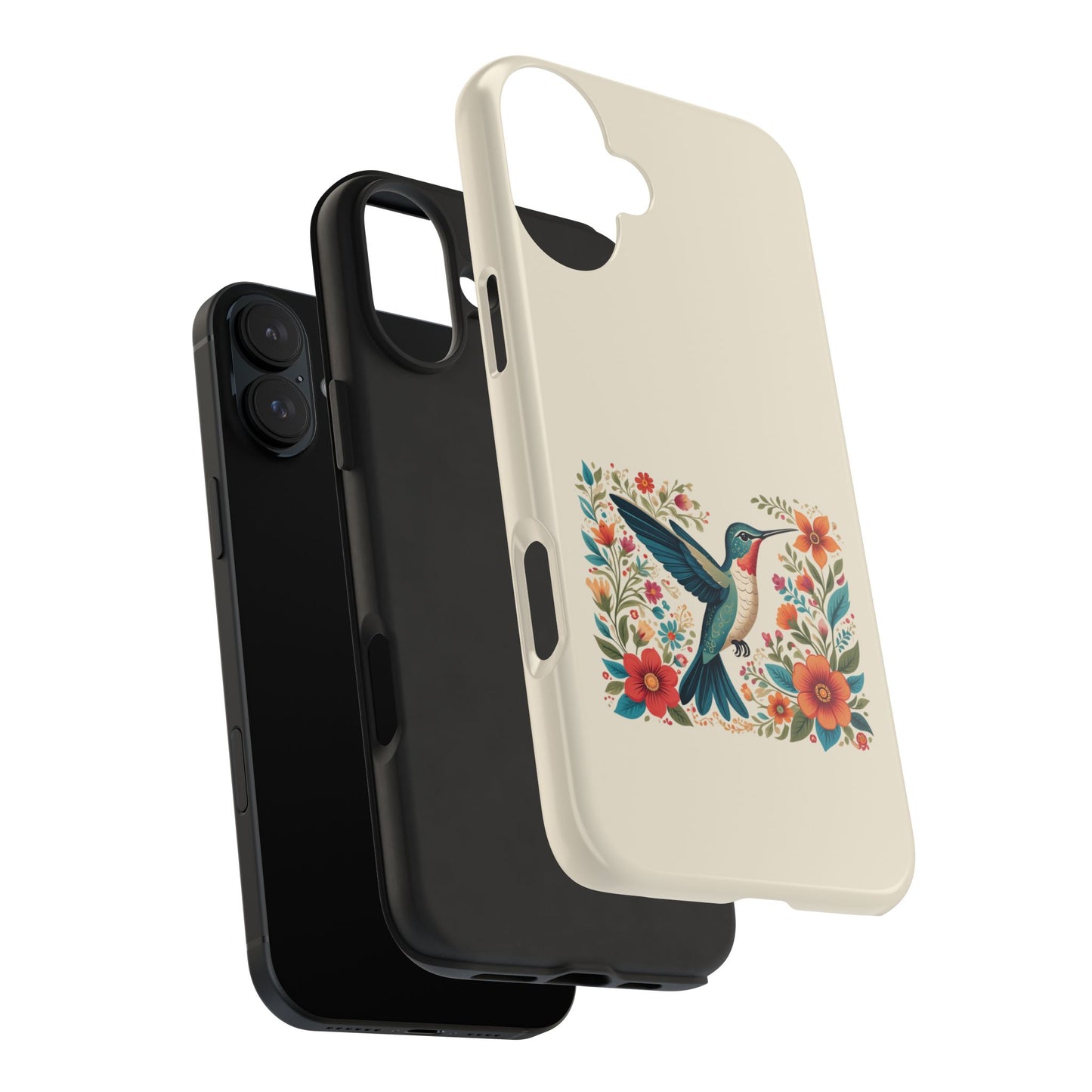 Hummingbird in Bloom Tough Phone Cases