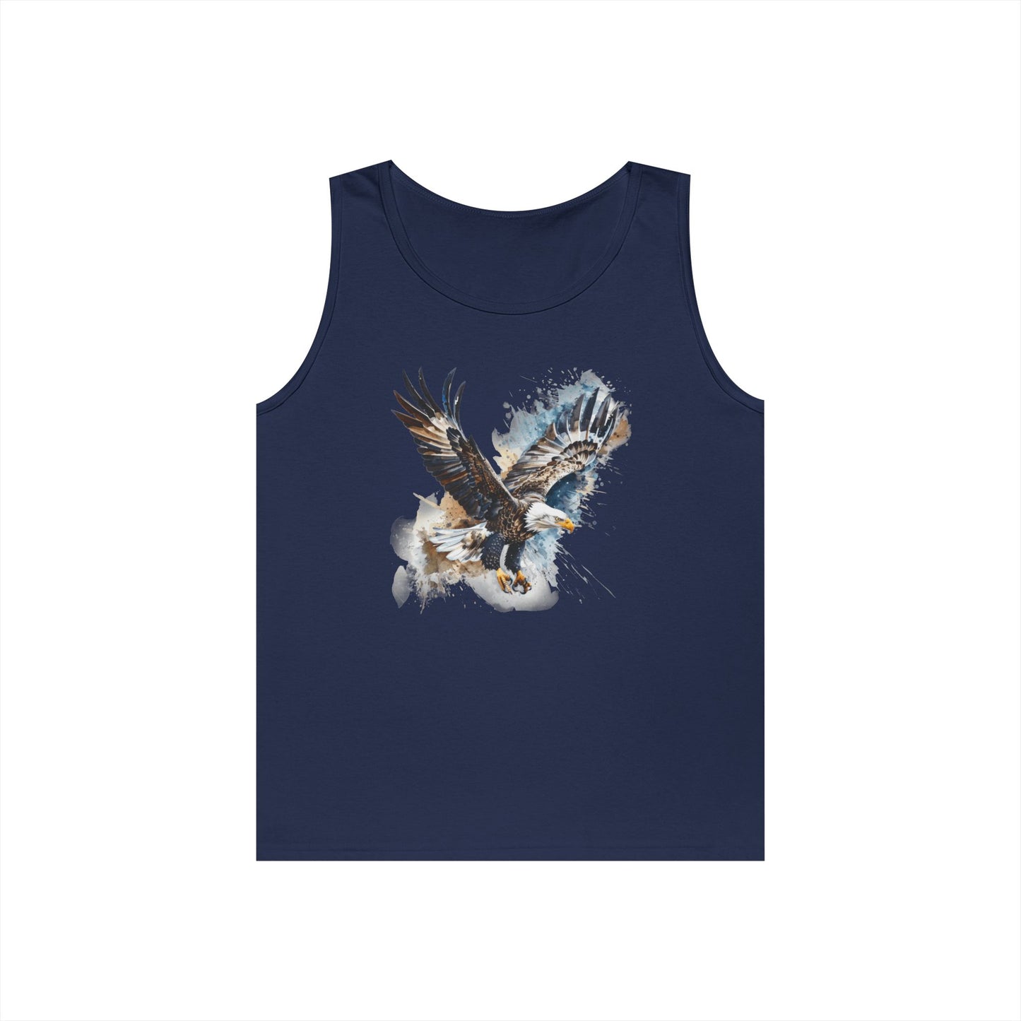 Eagle Graphic Unisex Heavy Cotton Tank Top – Outdoor Adventure Wear