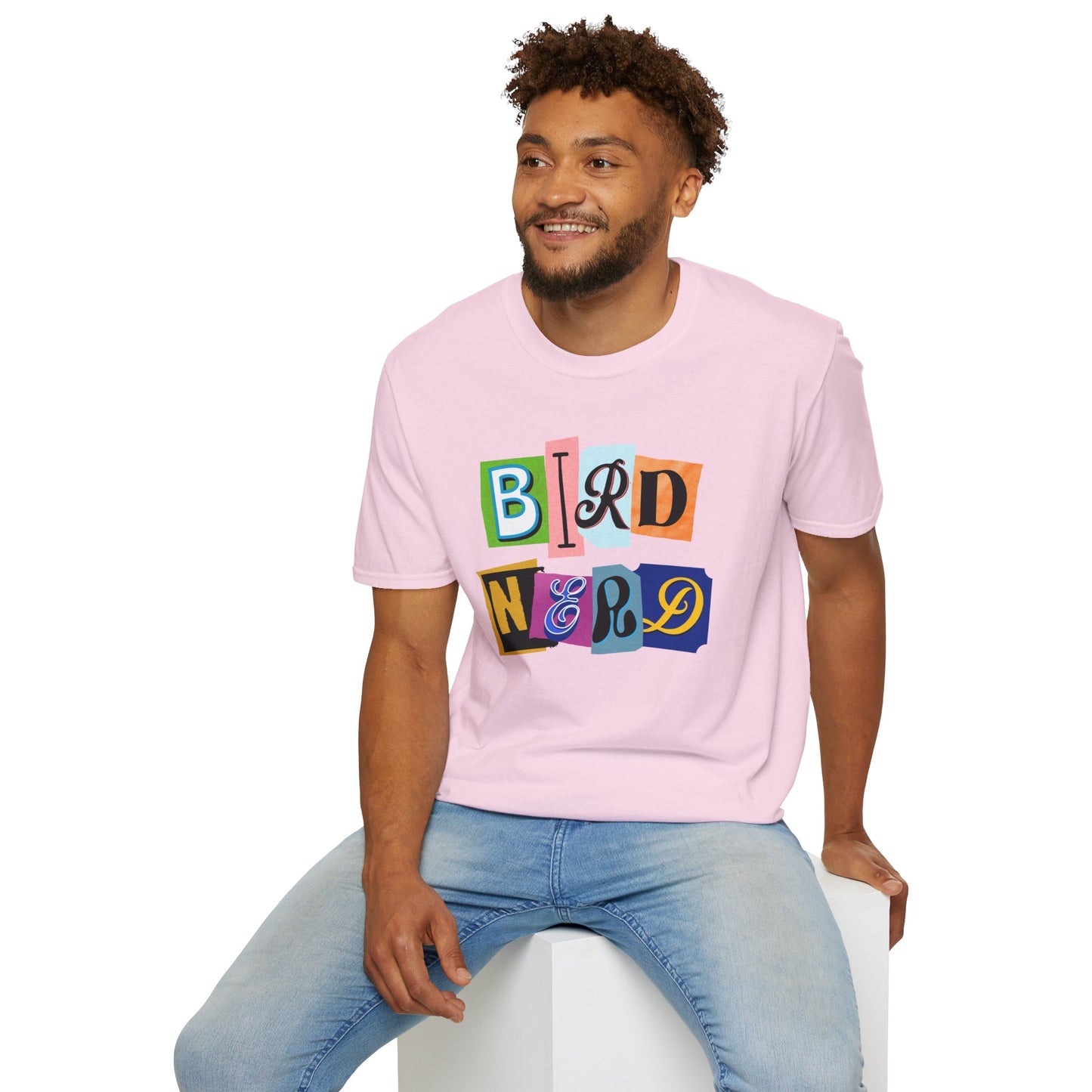 Bird Nerd Unisex Softstyle T-Shirt - Fun & Quirky Tee