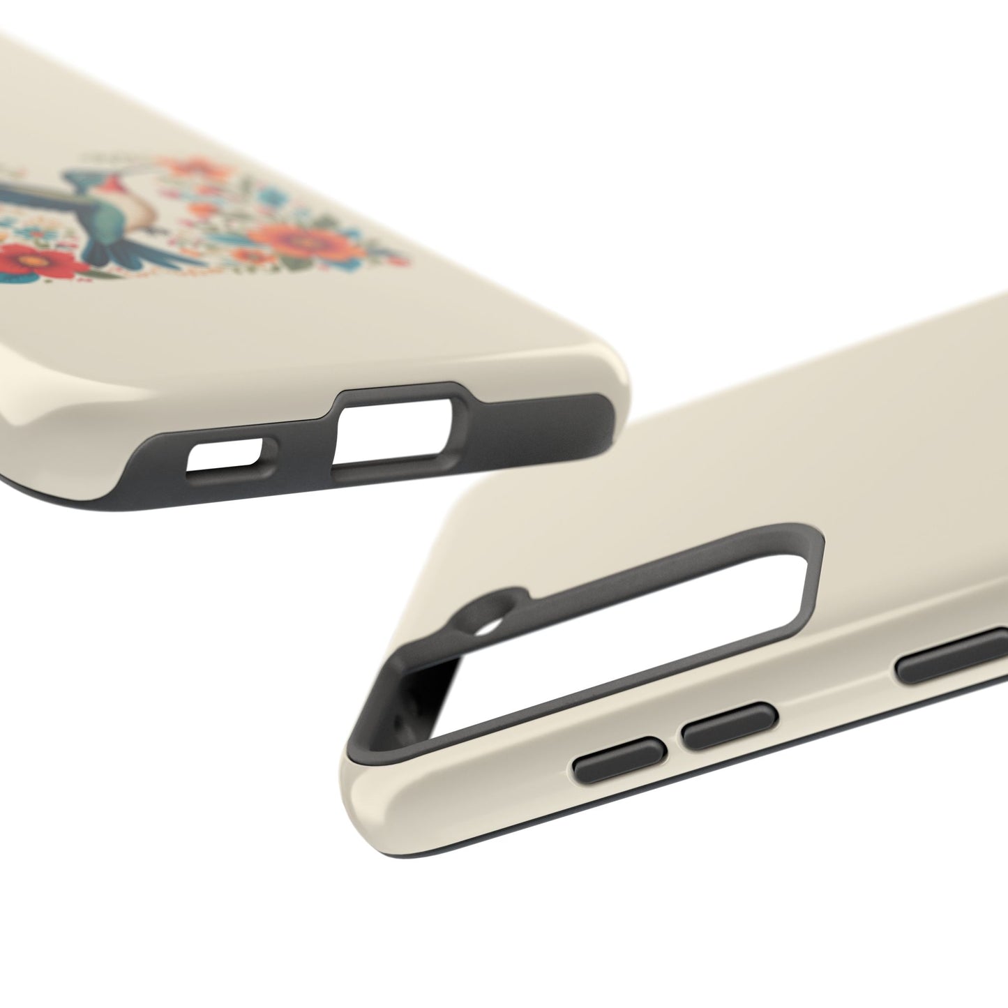 Hummingbird in Bloom Tough Phone Cases