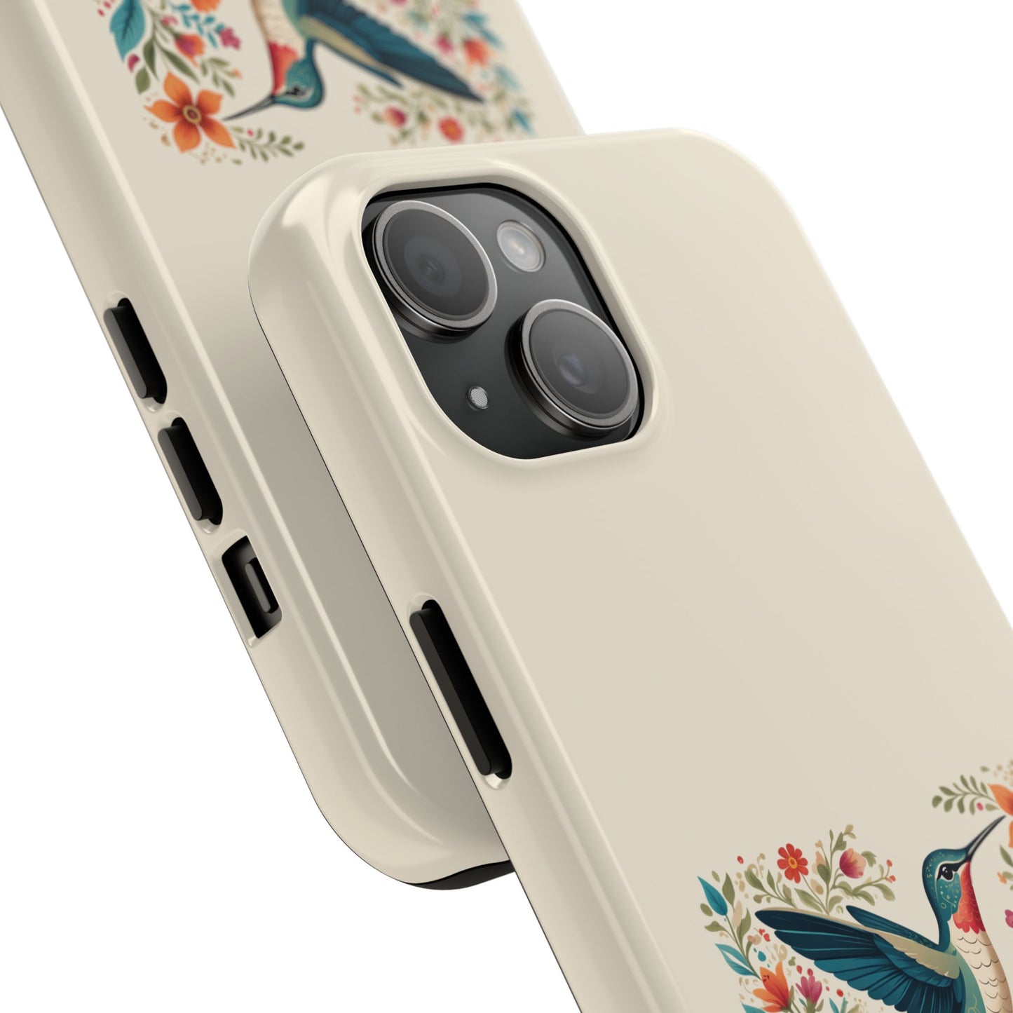 Hummingbird in Bloom Tough Phone Cases