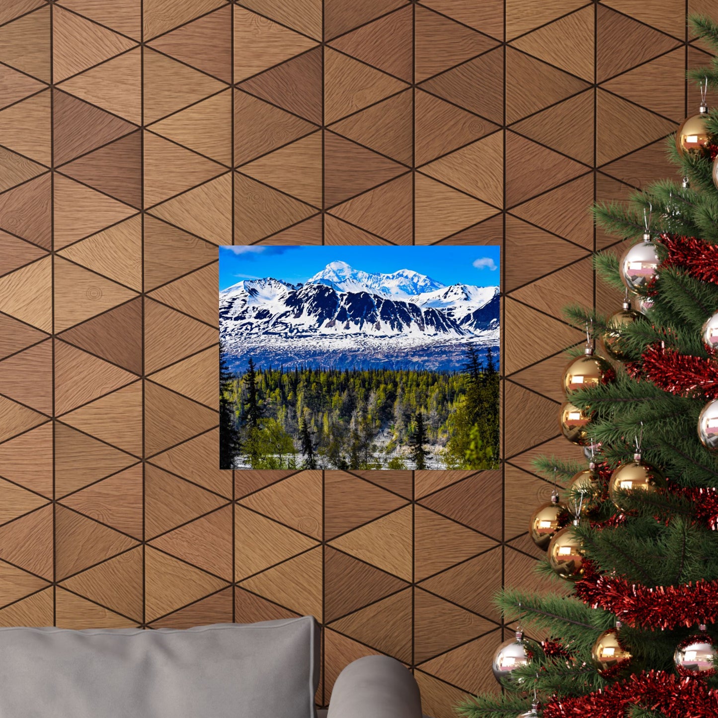 Majestic Mountain Matte Horizontal Poster - Scenic Nature Wall Art