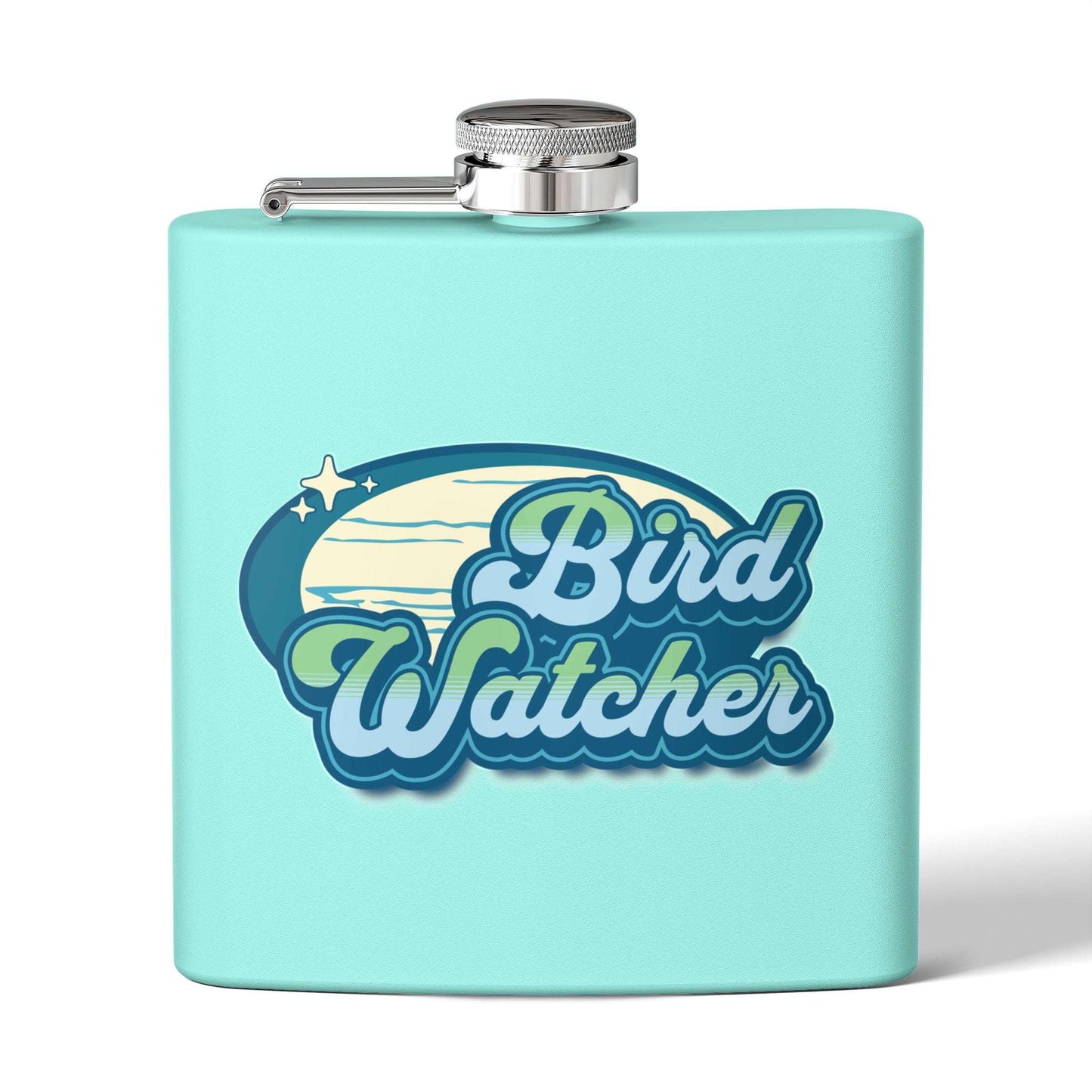 Bird Watcher Stainless Steel Flask - 6oz