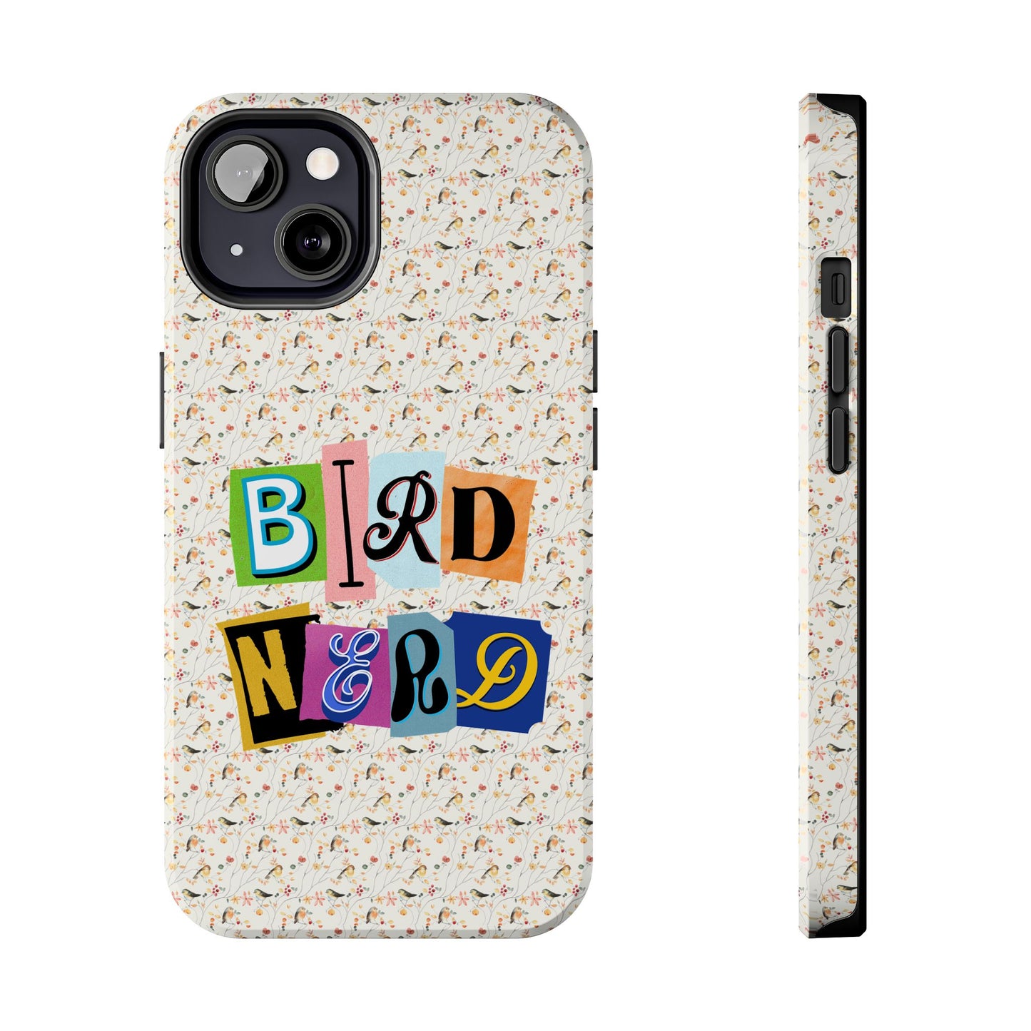 Bird Nerd Tough Phone Case - Fun & Colorful Design for Bird Lovers