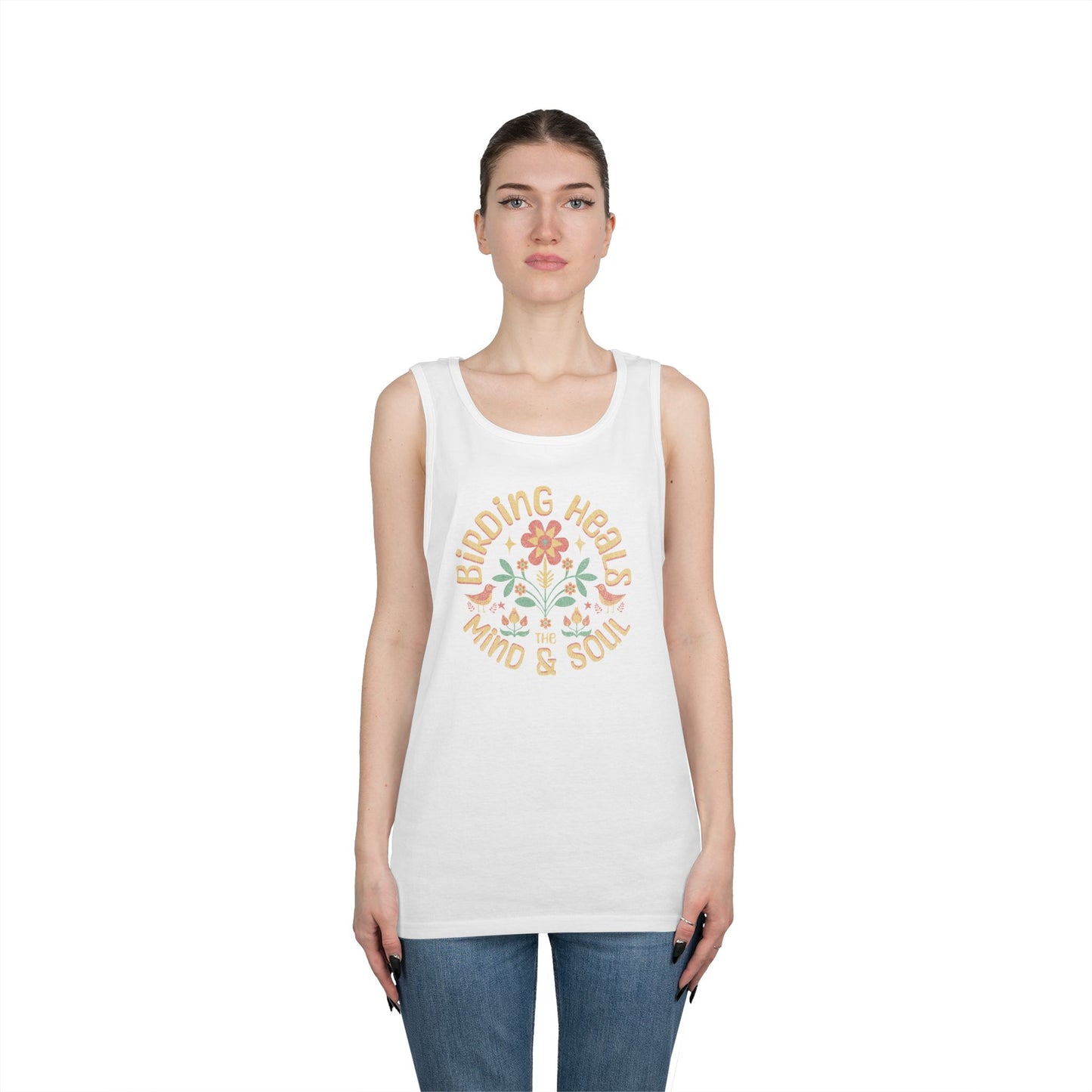 Birding Heals Tank Top, Gift for Bird Lovers
