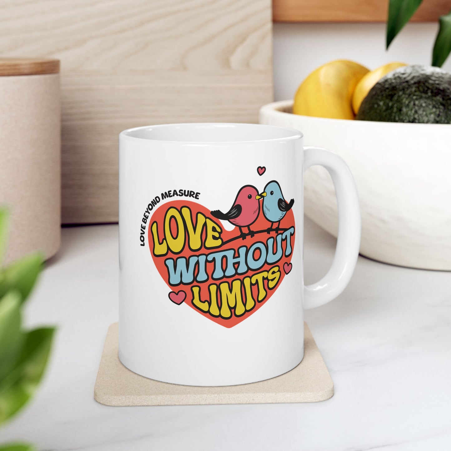 Love Beyond Measure Ceramic Mug - Perfect Gift for Couples