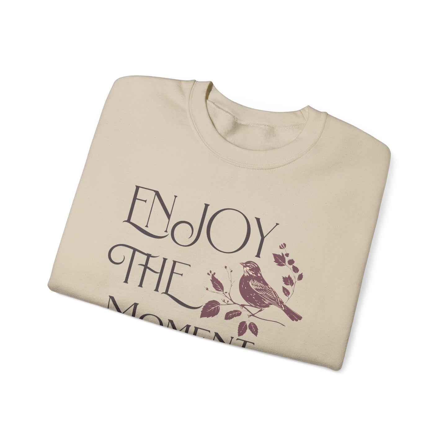 Enjoy The Moment Unisex Heavy Blend™ Crewneck Sweatshirt - Cozy Relaxation Wear