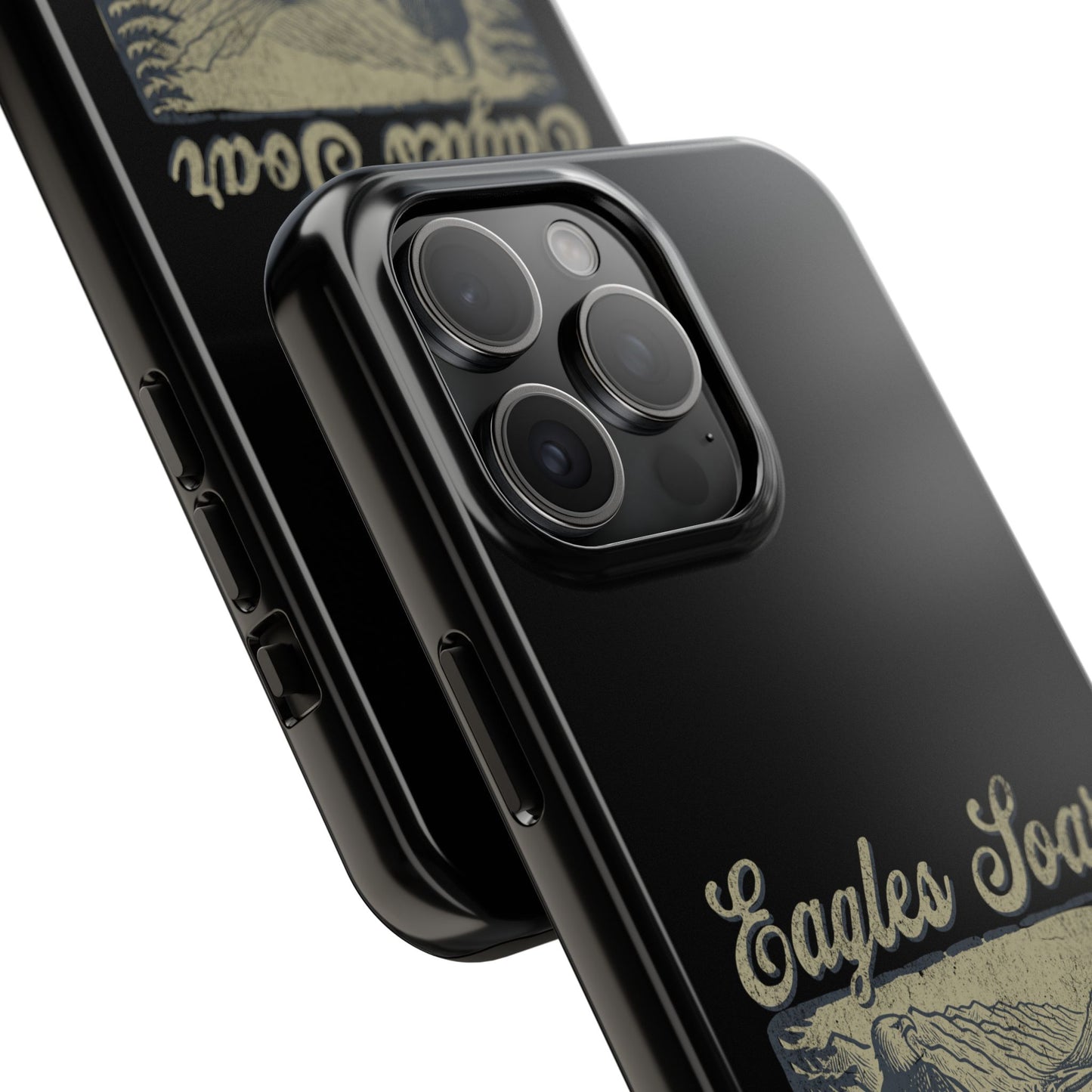 The Nerdy Birder - Eagles Soar Tough Phone Case, Nature Lover Gift, Hiking Accessory, Wildlife Enthusiast, Adventure Protection Case