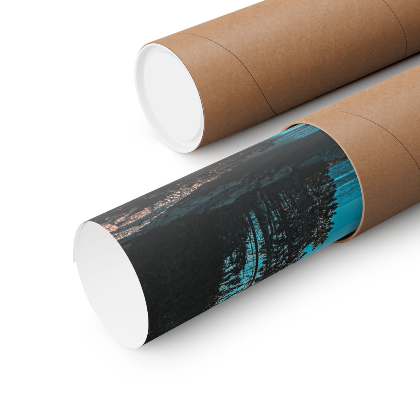 Serene Coastal Matte Horizontal Poster - Ocean Landscape Decor