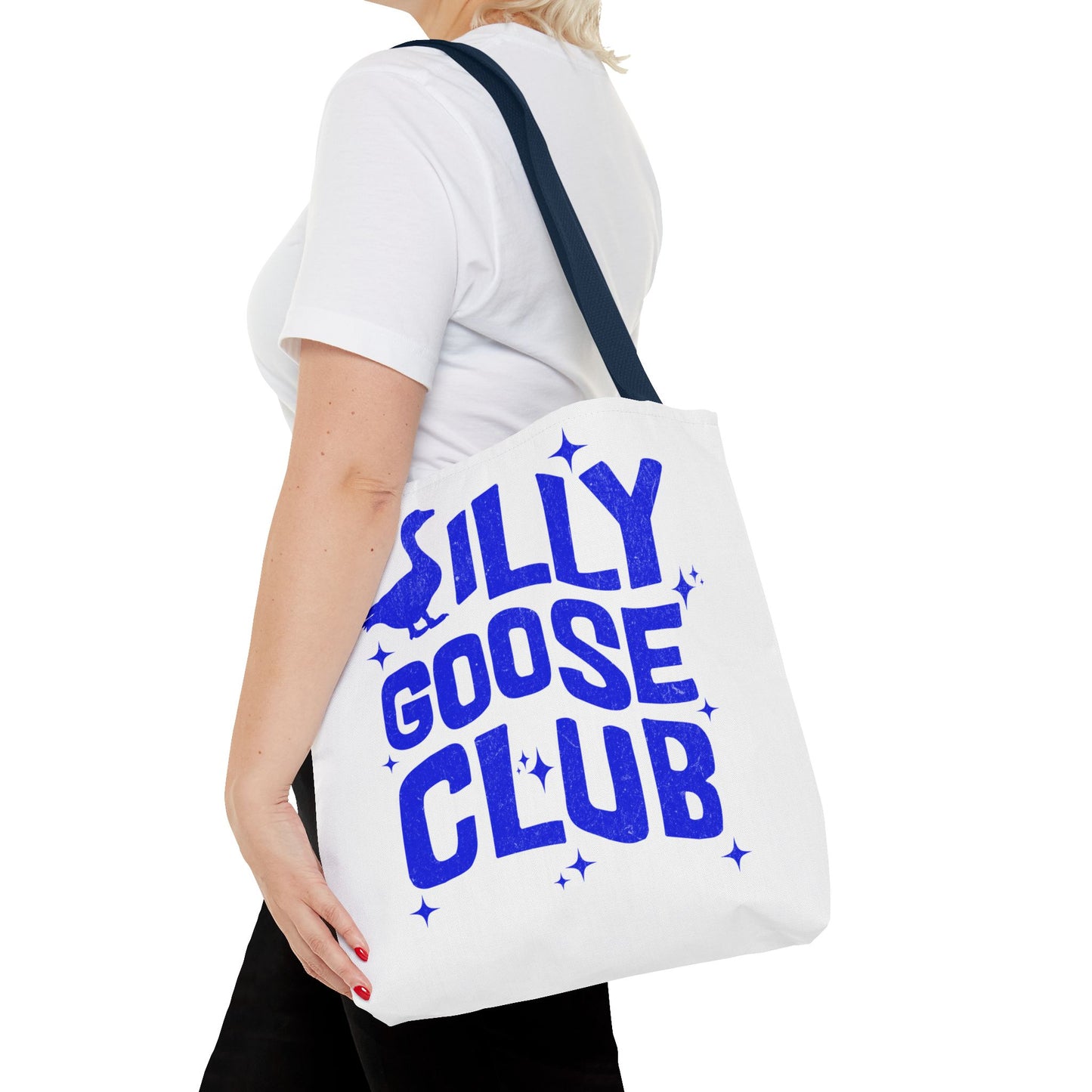 Silly Goose Club Tote Bag - Fun & Quirky Reusable Bag for Everyday Use