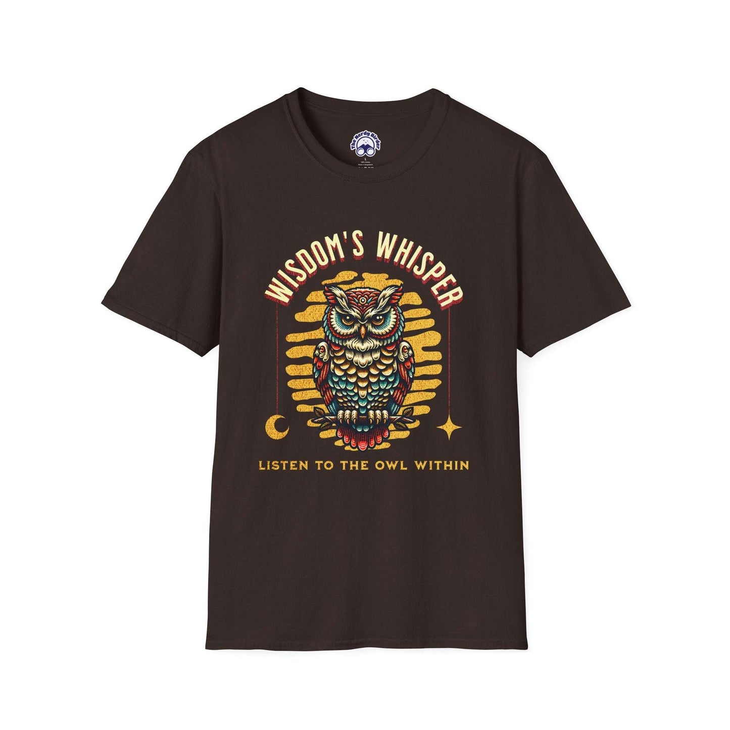 Wisdom's Whisper Unisex Softstyle T-Shirt - Nature Lover's Gift