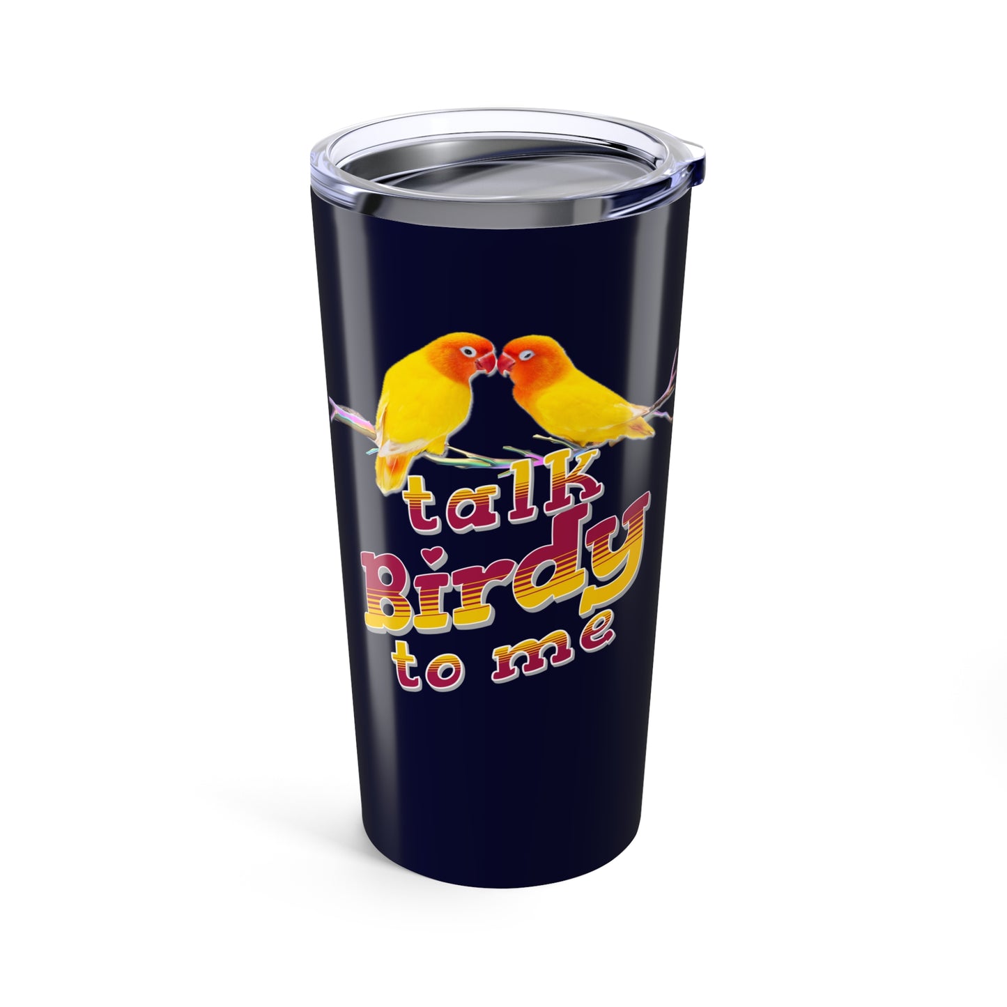 Talk Birdy to Me Navy 20oz Tumbler