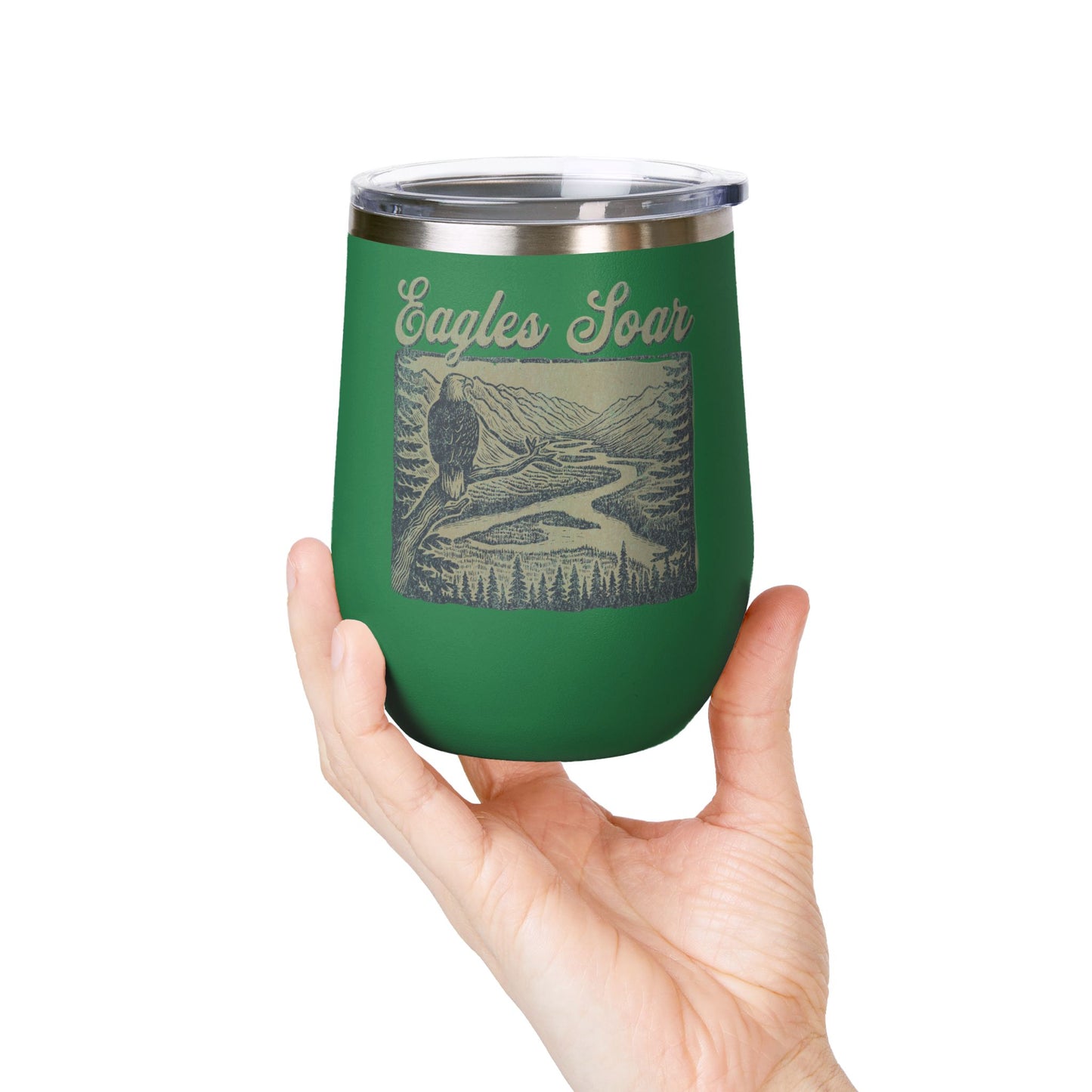 Eagles Soar Wine Tumbler, 12oz