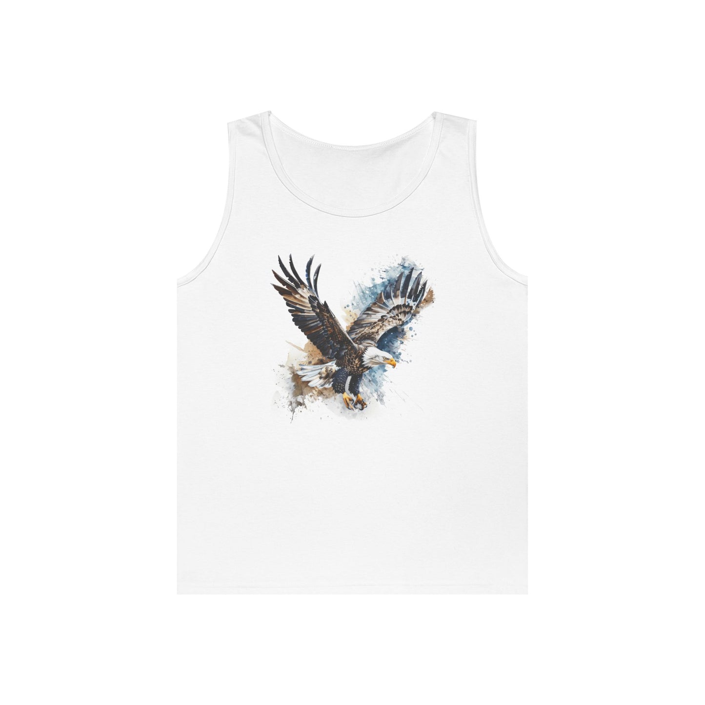 Eagle Graphic Unisex Heavy Cotton Tank Top – Outdoor Adventure Wear