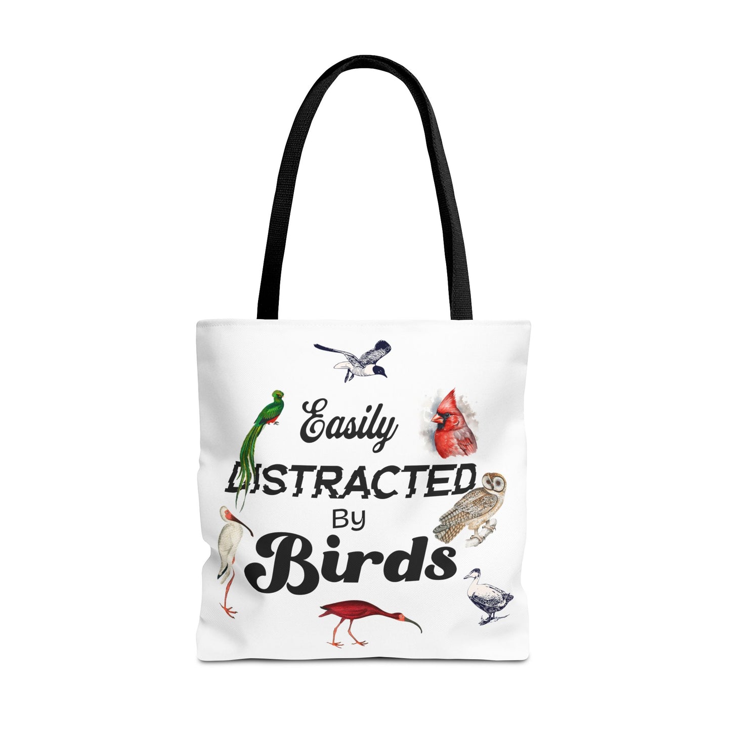 Easily Distracted By Birds Tote Bag – Perfect for Bird Lovers & Nature Enthusiasts