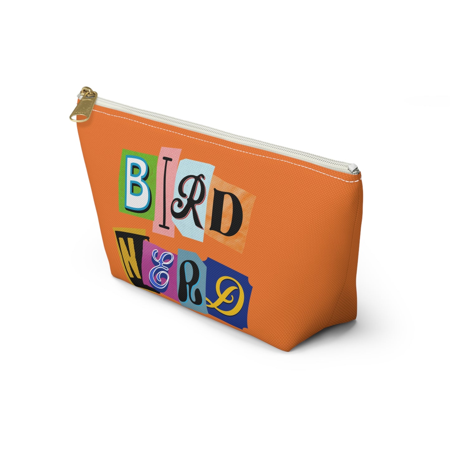 Colorful Bird Nerd Accessory Pouch - Fun & Functional