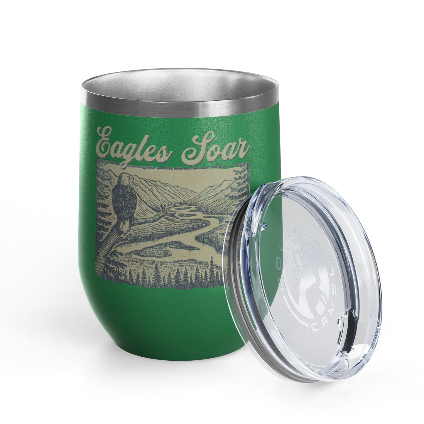 Eagles Soar Wine Tumbler, 12oz