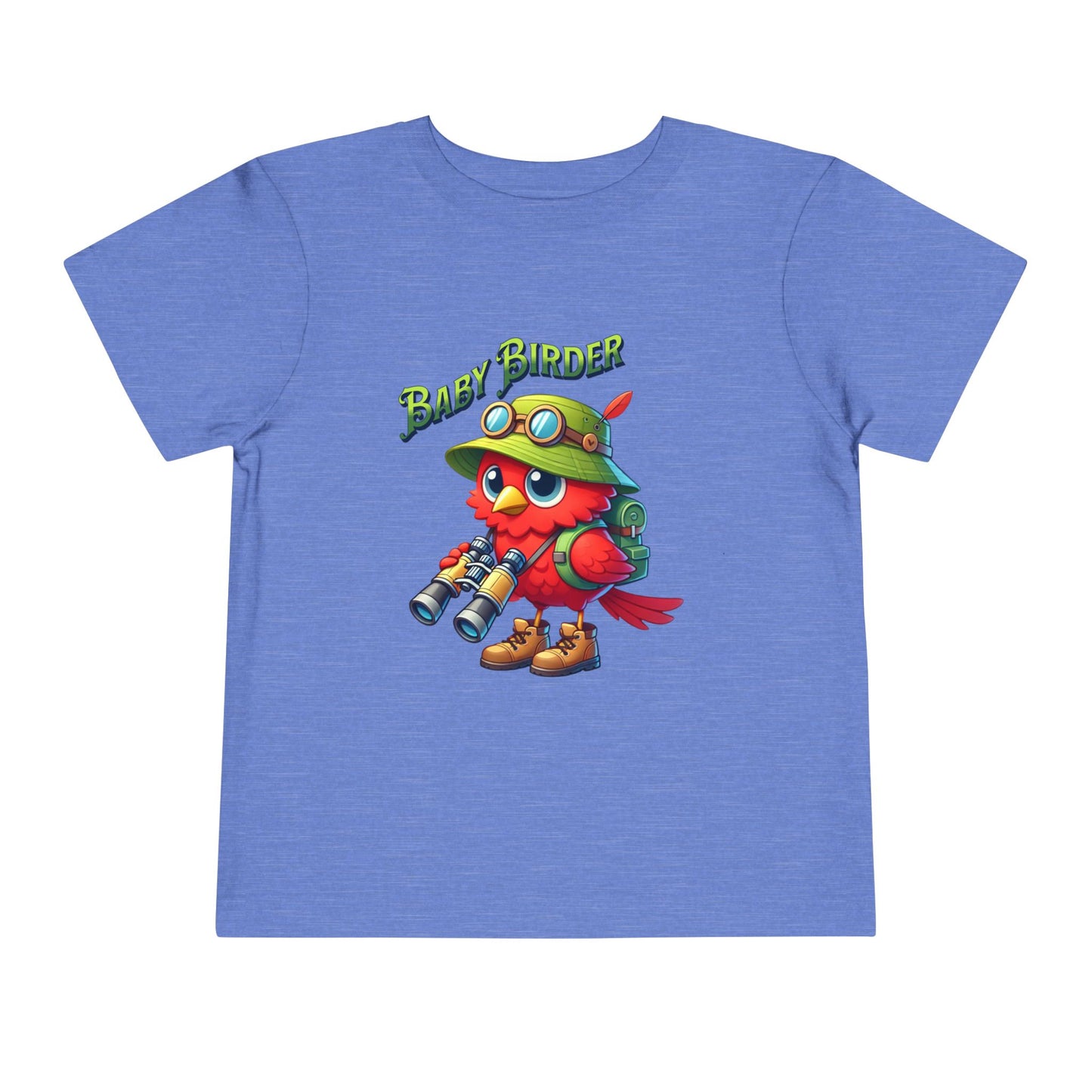 The Nerdy Birder - Cute Toddler T-Shirt with Baby Birder Tee