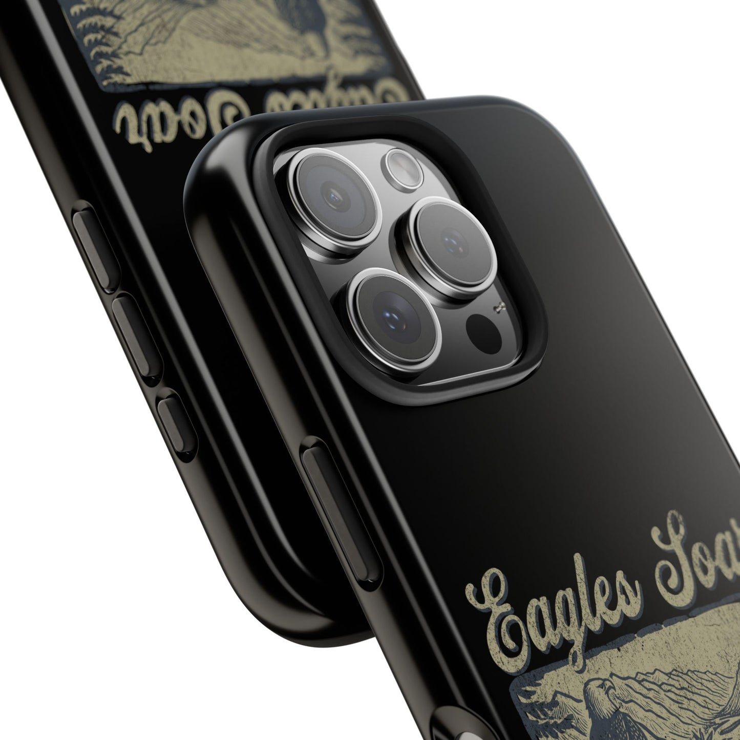 The Nerdy Birder - Eagles Soar Tough Phone Case, Nature Lover Gift, Hiking Accessory, Wildlife Enthusiast, Adventure Protection Case